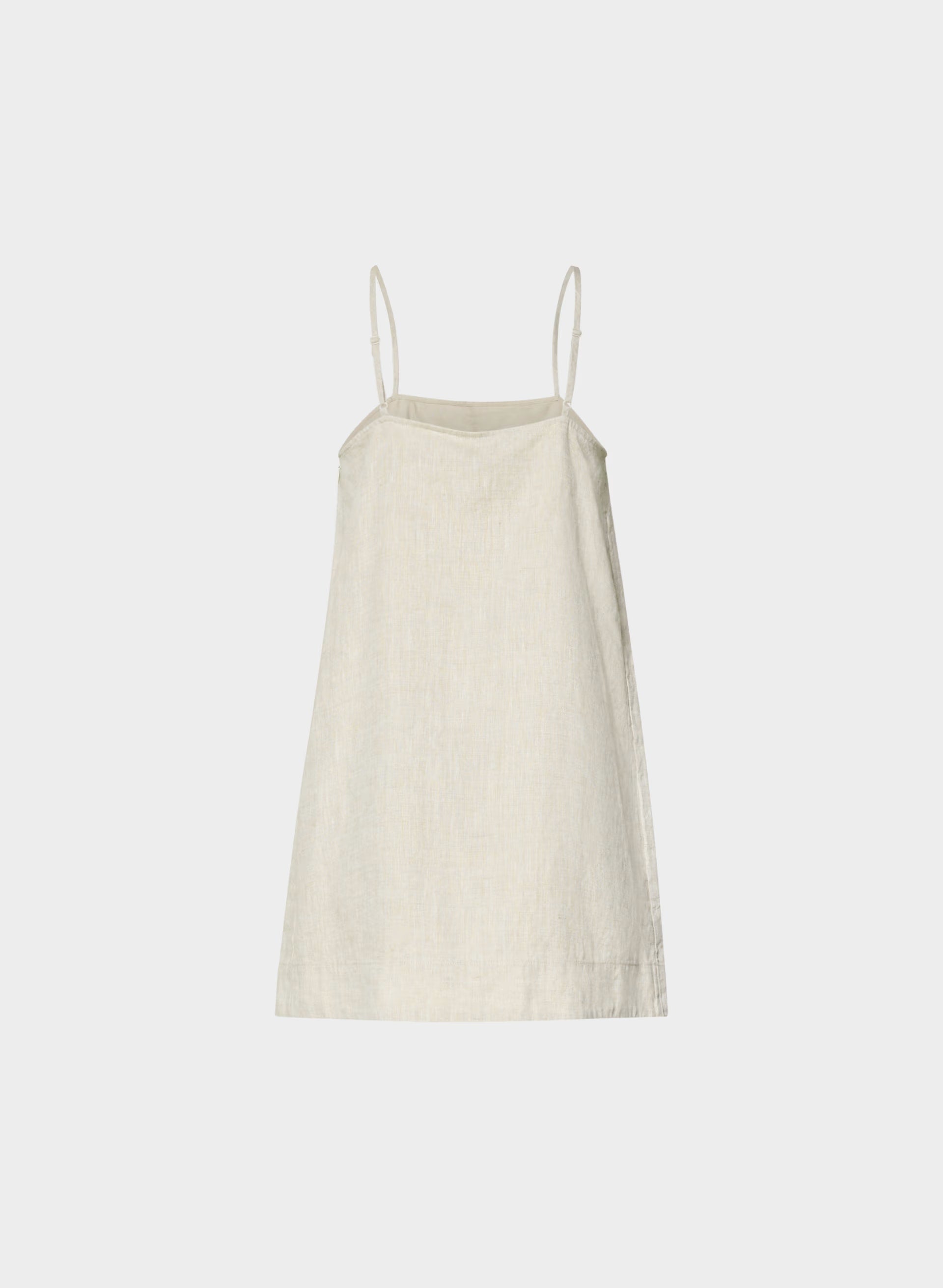 Arcos Linen Dress - UNDYED ECRU