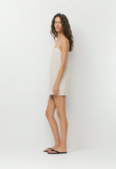 Arcos Linen Dress - UNDYED ECRU