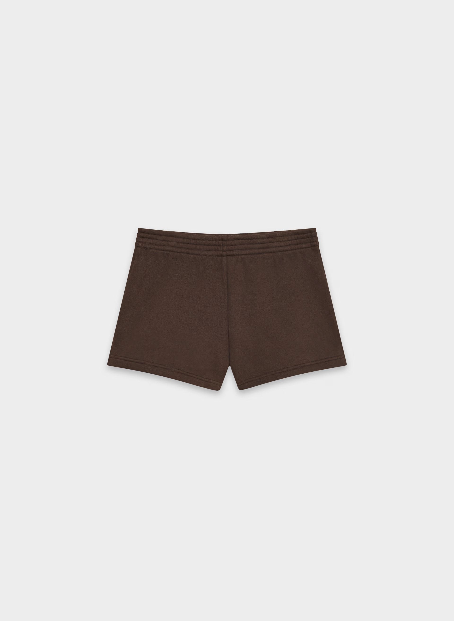Cozy Sweatfleece Perfect Micro Short - RICH MOCHA BROWN