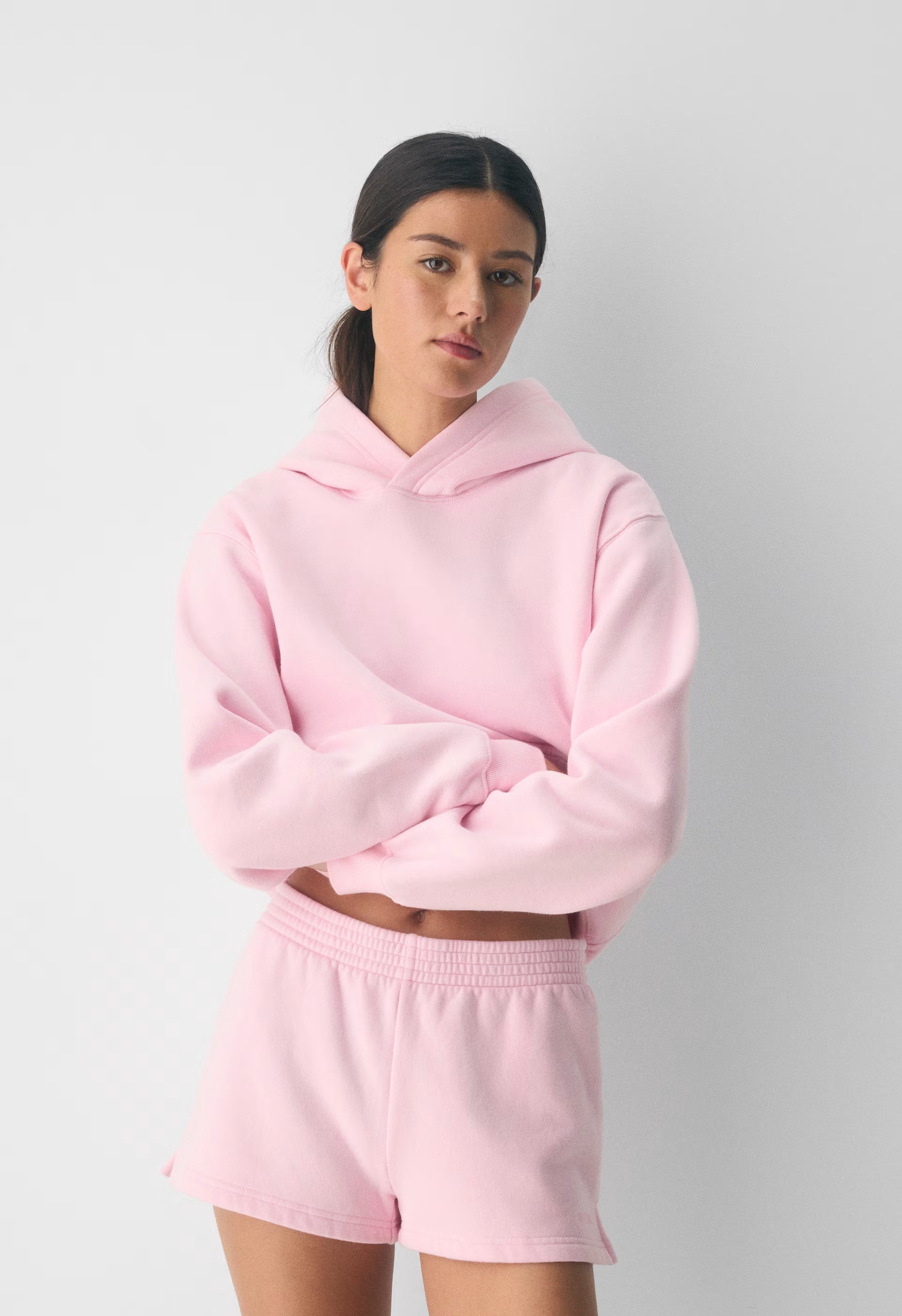 Cozy Sweatfleece Perfect Micro Short - MILKSHAKE PINK