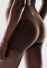 BUTTER Cheeky Hi-Rise 3 Short - RICH MOCHA BROWN