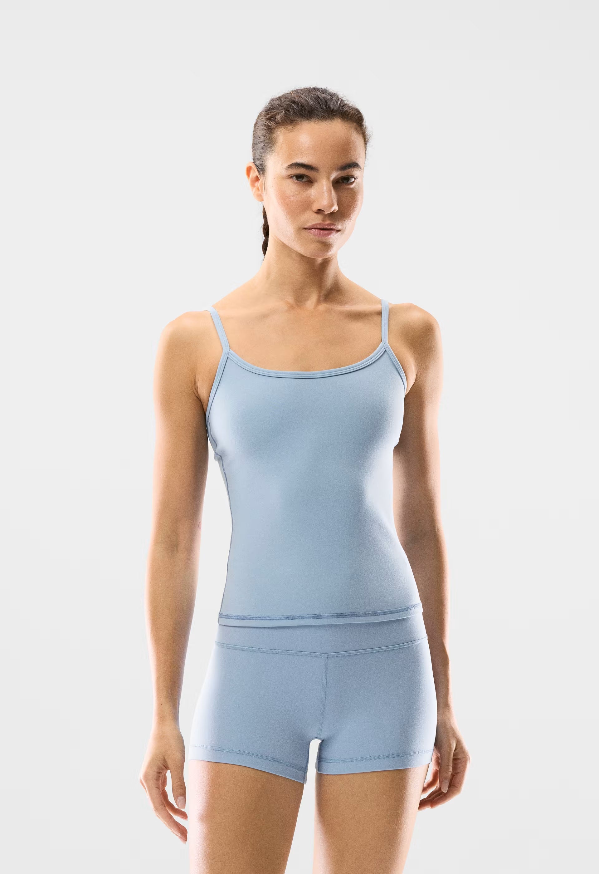 BUTTER Cheeky Hi-Rise 3 Short - RIPPLE BLUE