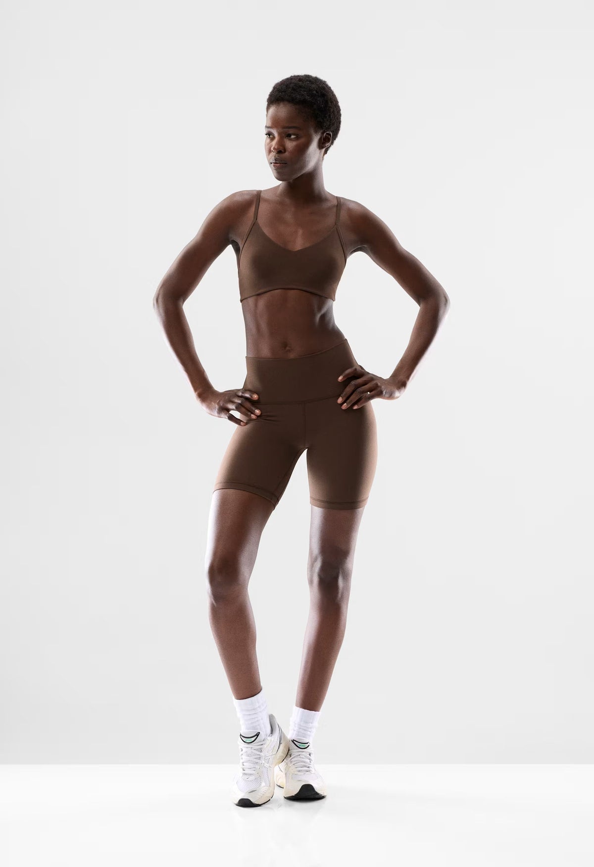 BUTTER Cheeky Hi-Rise 7 Short - RICH MOCHA BROWN