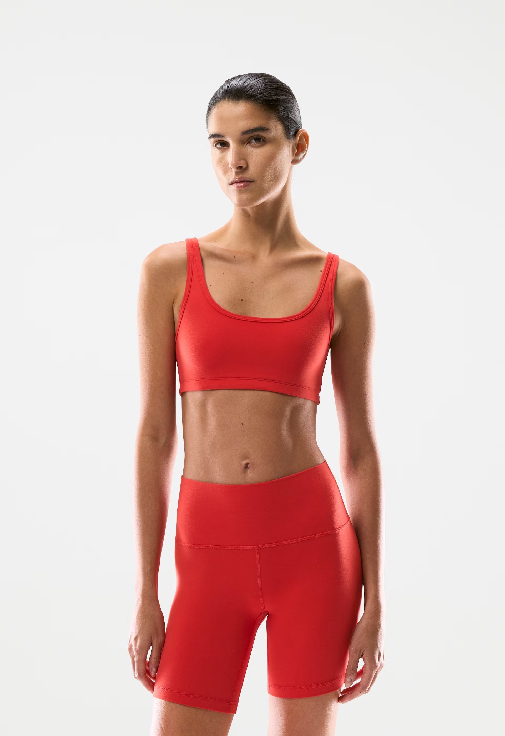 BUTTER Cheeky Hi-Rise 7 Short - CHERRYBOMB RED