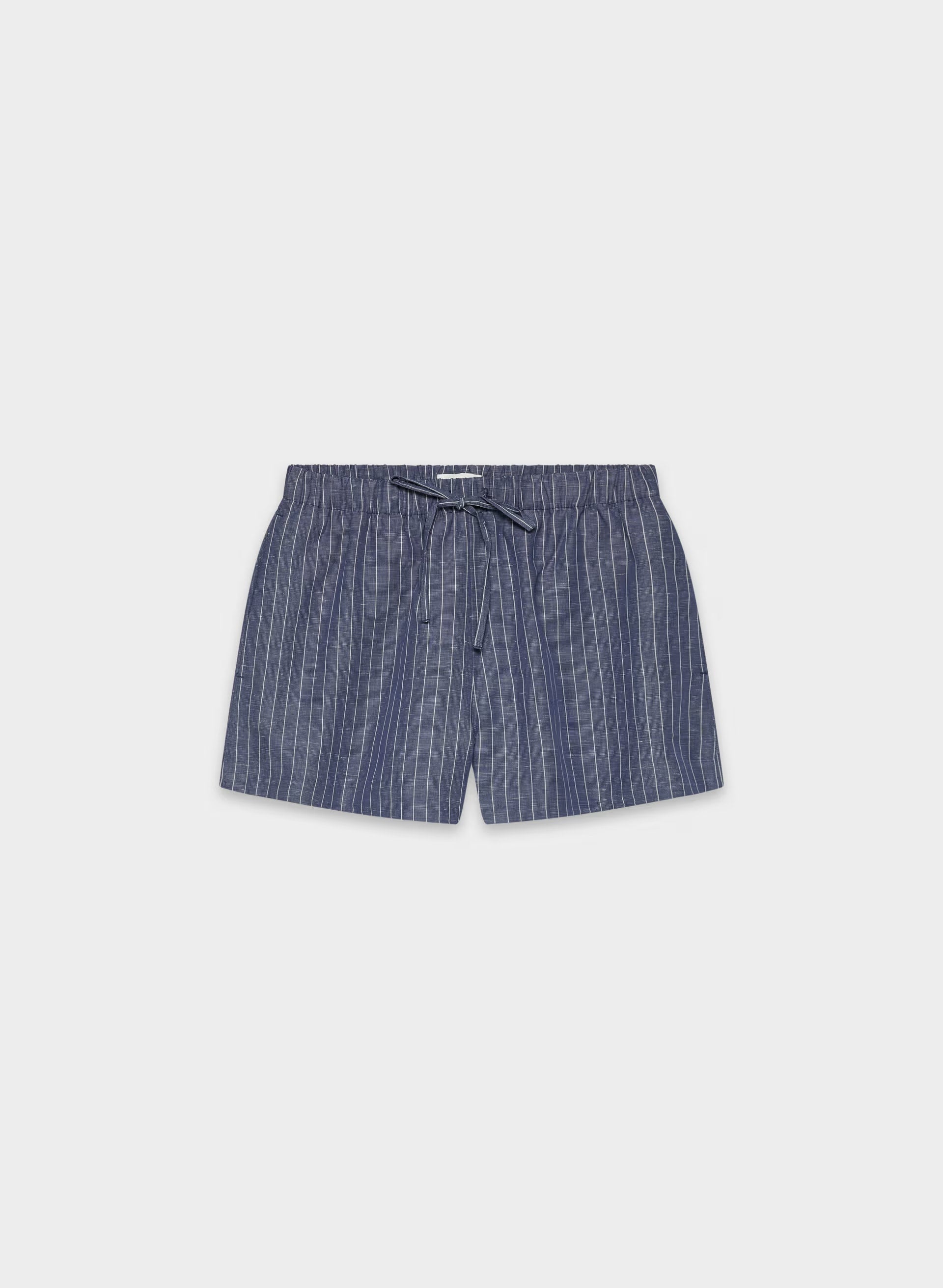 The Lodge Short™ Mini - CruiseLinen™ - SUSAN STRPE HRBR NV/W