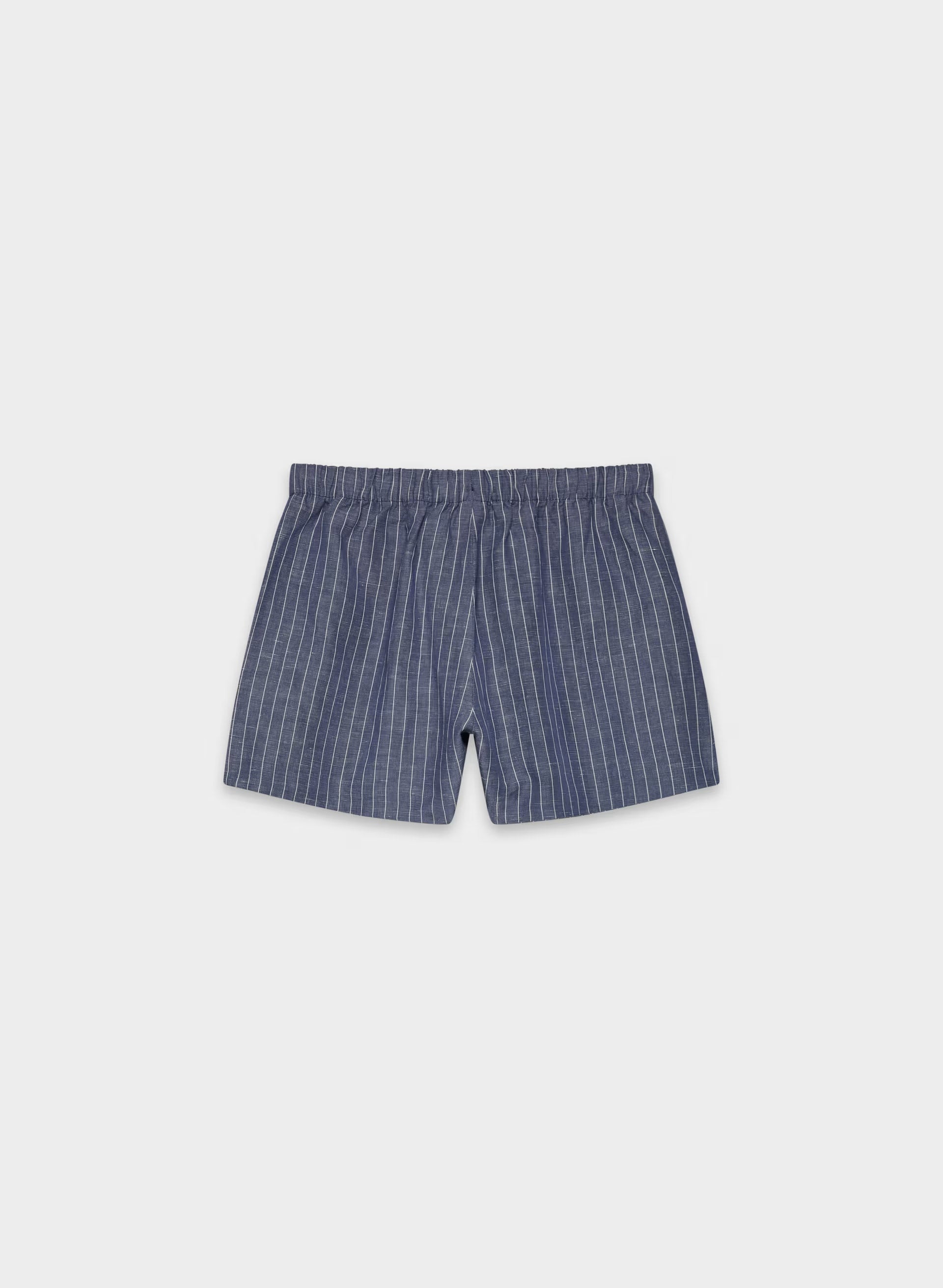The Lodge Short™ Mini - CruiseLinen™ - SUSAN STRPE HRBR NV/W