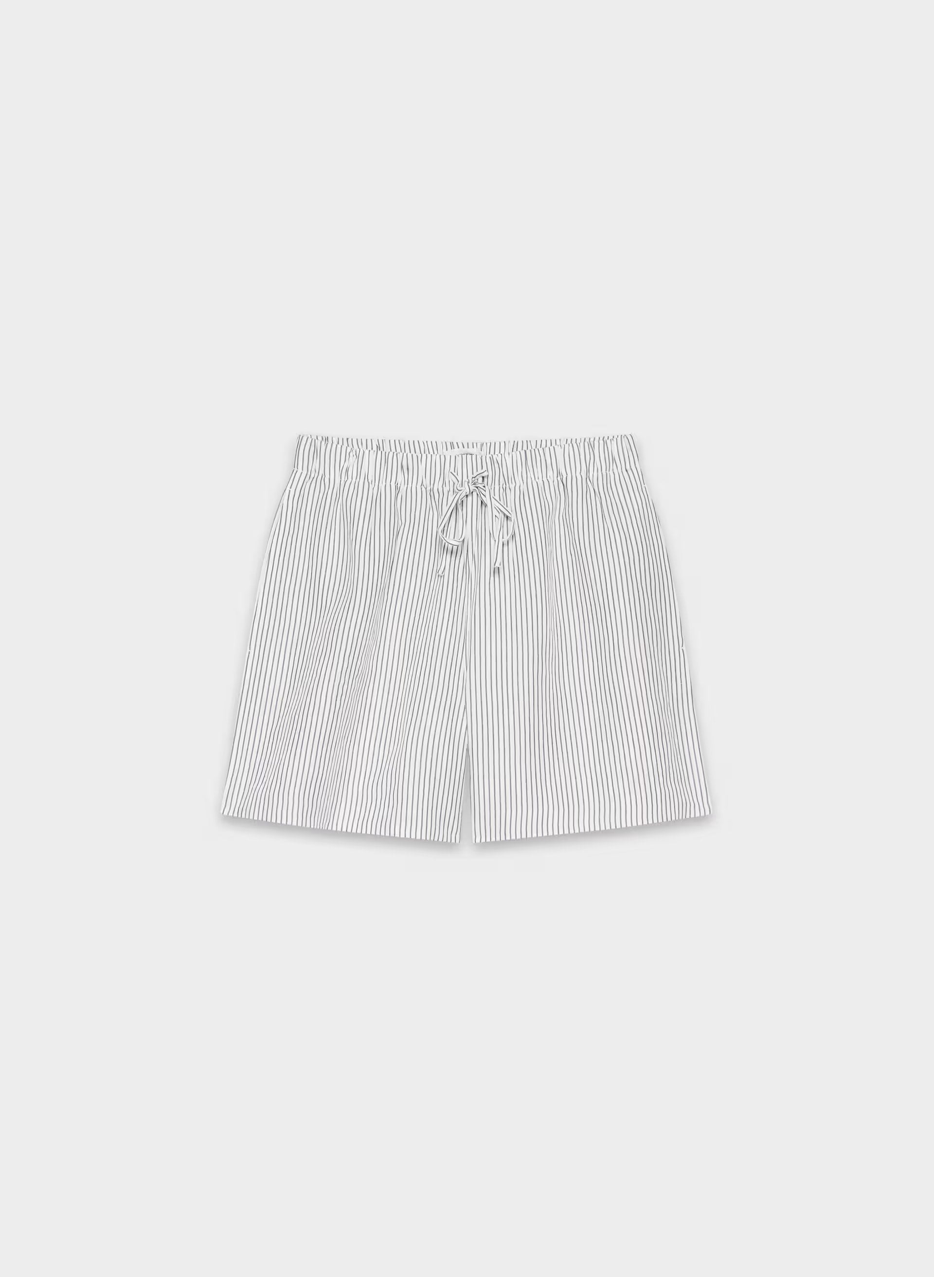 The Lodge Short™ Mid-Thigh - CruiseLinen™ - MILN STRIPE W/HRBR NV
