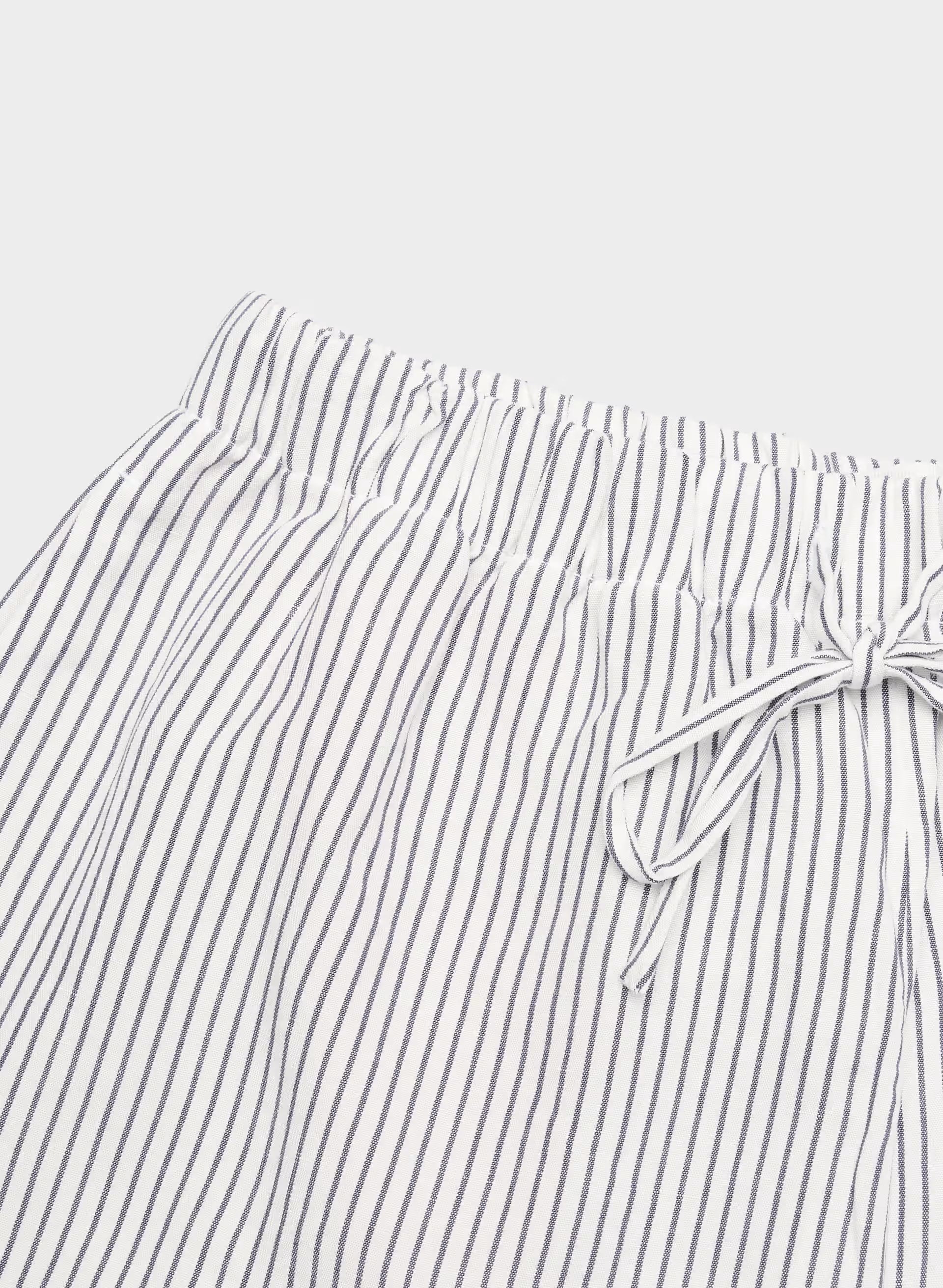 The Lodge Short™ Mid-Thigh - CruiseLinen™ - MILN STRIPE W/HRBR NV
