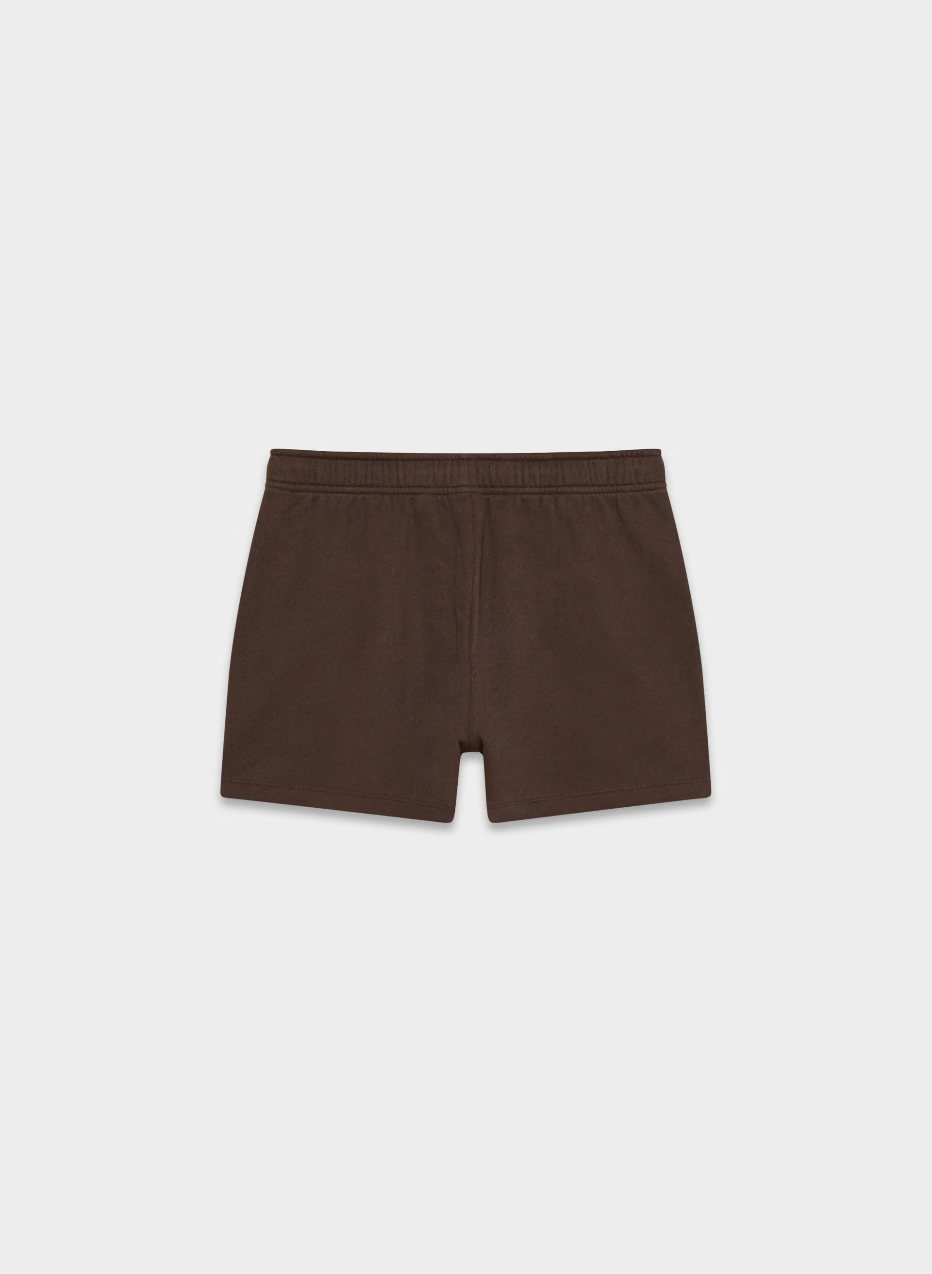 Cozy Sweatfleece Mega Hi-Rise Mini Short - RICH MOCHA BROWN