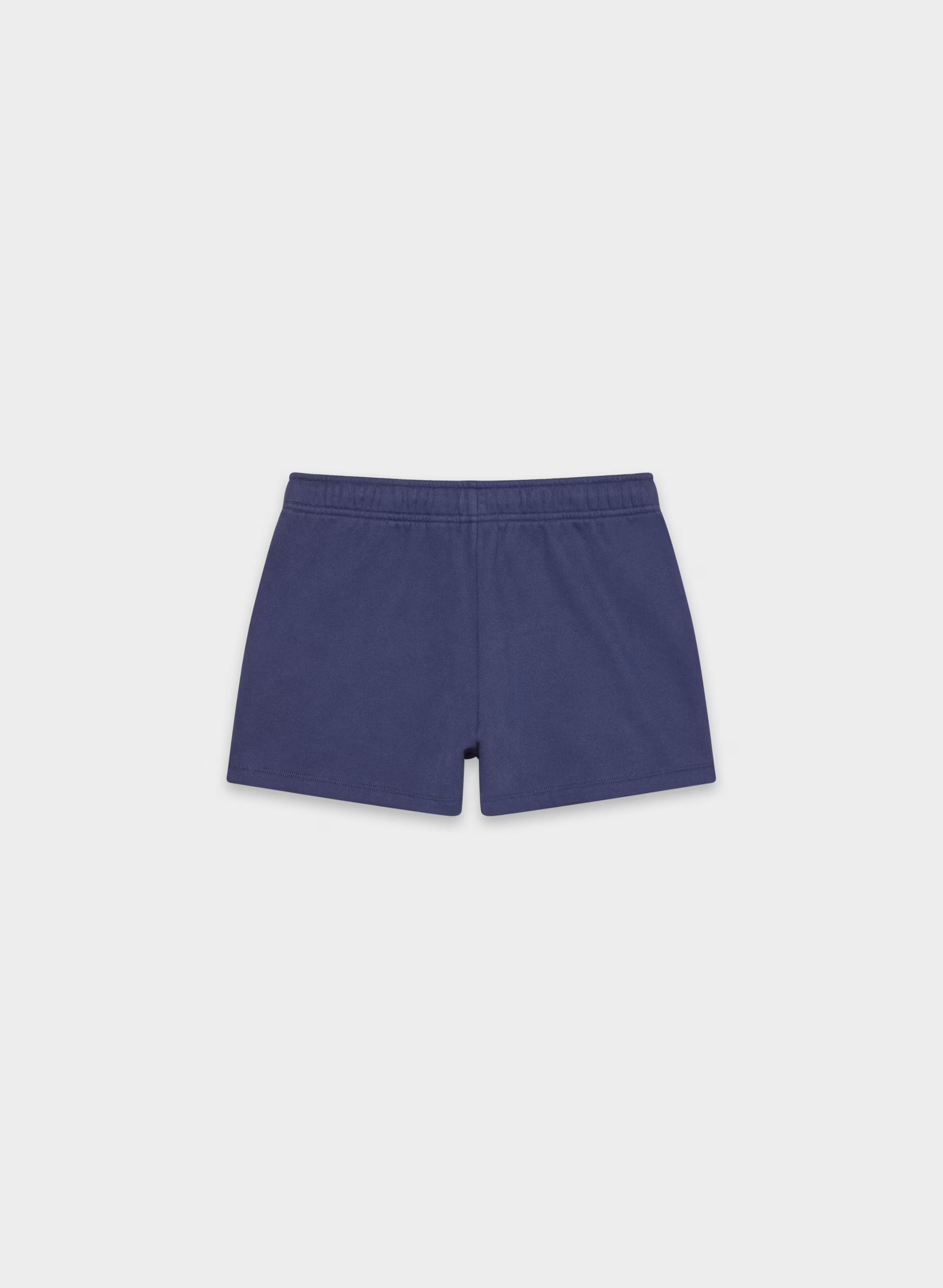 Cozy Sweatfleece Mega Hi-Rise Mini Short - HARBOUR NAVY
