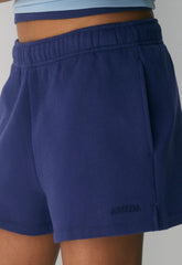 Cozy Sweatfleece Mega Hi-Rise Mini Short - HARBOUR NAVY