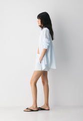 AirPlush Cotton™ Sail Short - LINSY STRP VILL BL/WH
