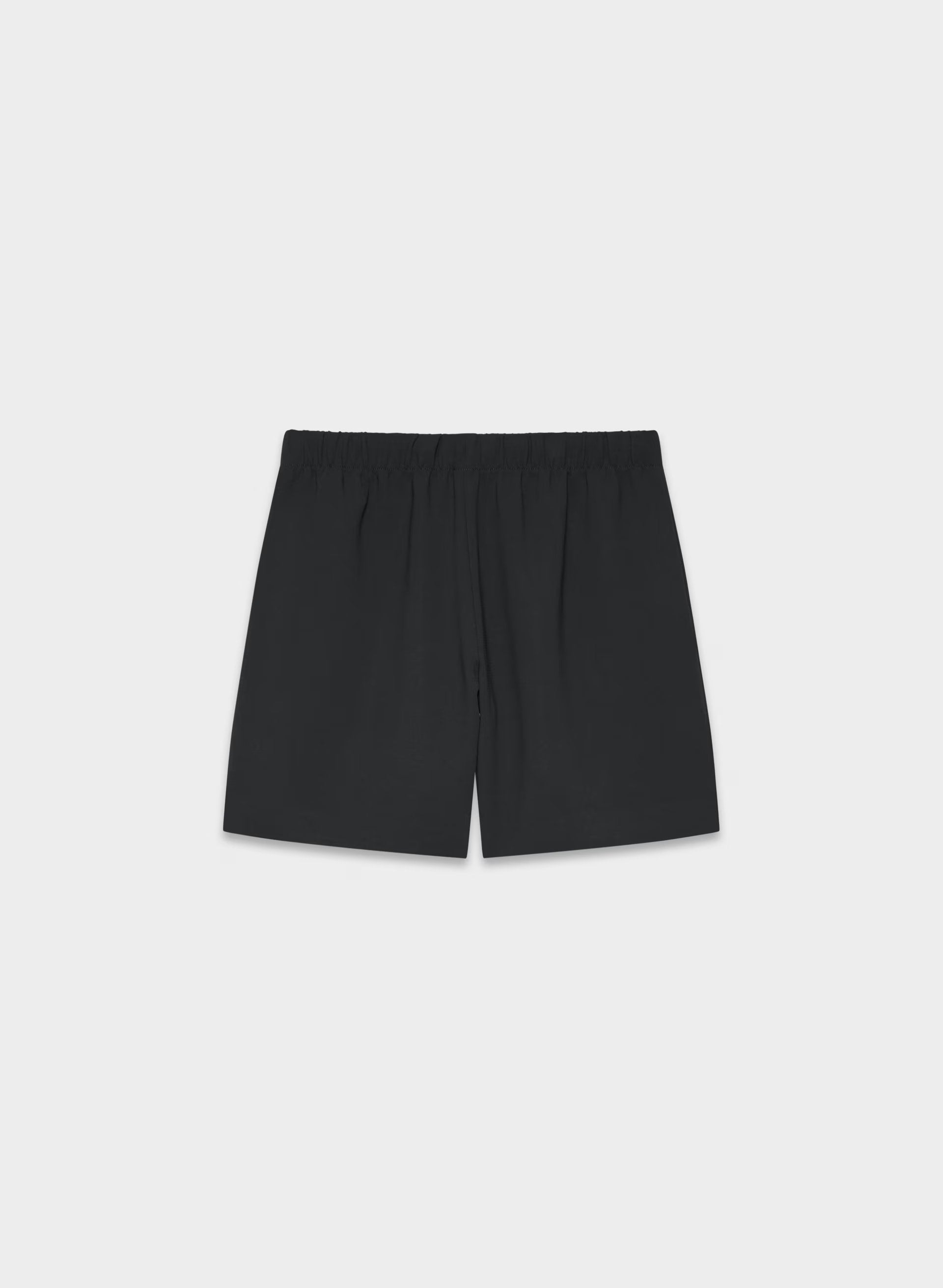 The Lodge Short™ Mid-Thigh - Crepette™ - BLACK