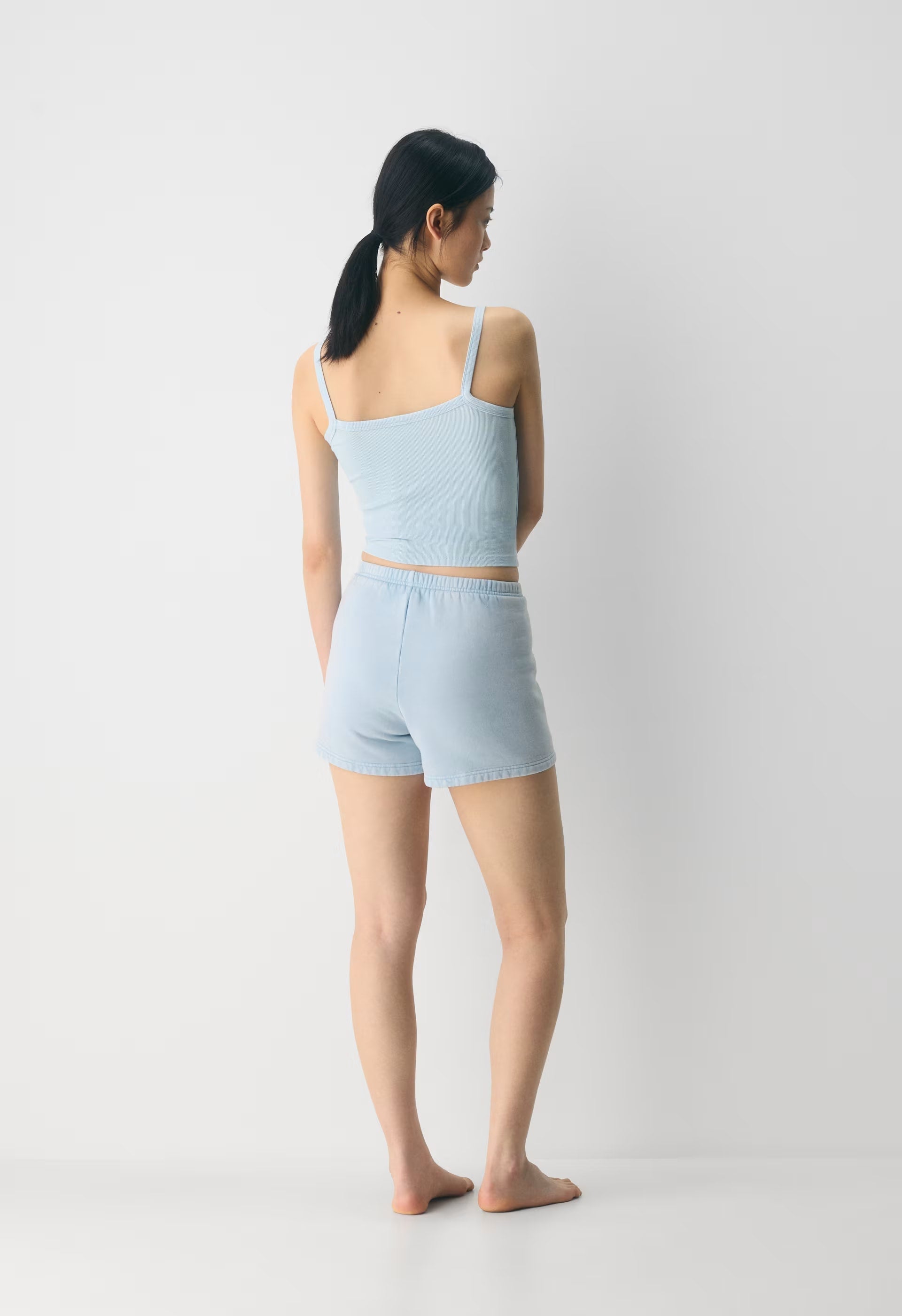 Cozy Sweatfleece Perfect Hi-Rise Mini Short - NO-STRESS BEACH BLUE