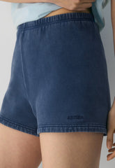Cozy Sweatfleece Perfect Hi-Rise Mini Short - NO-STRESS MEDIUM BLUE