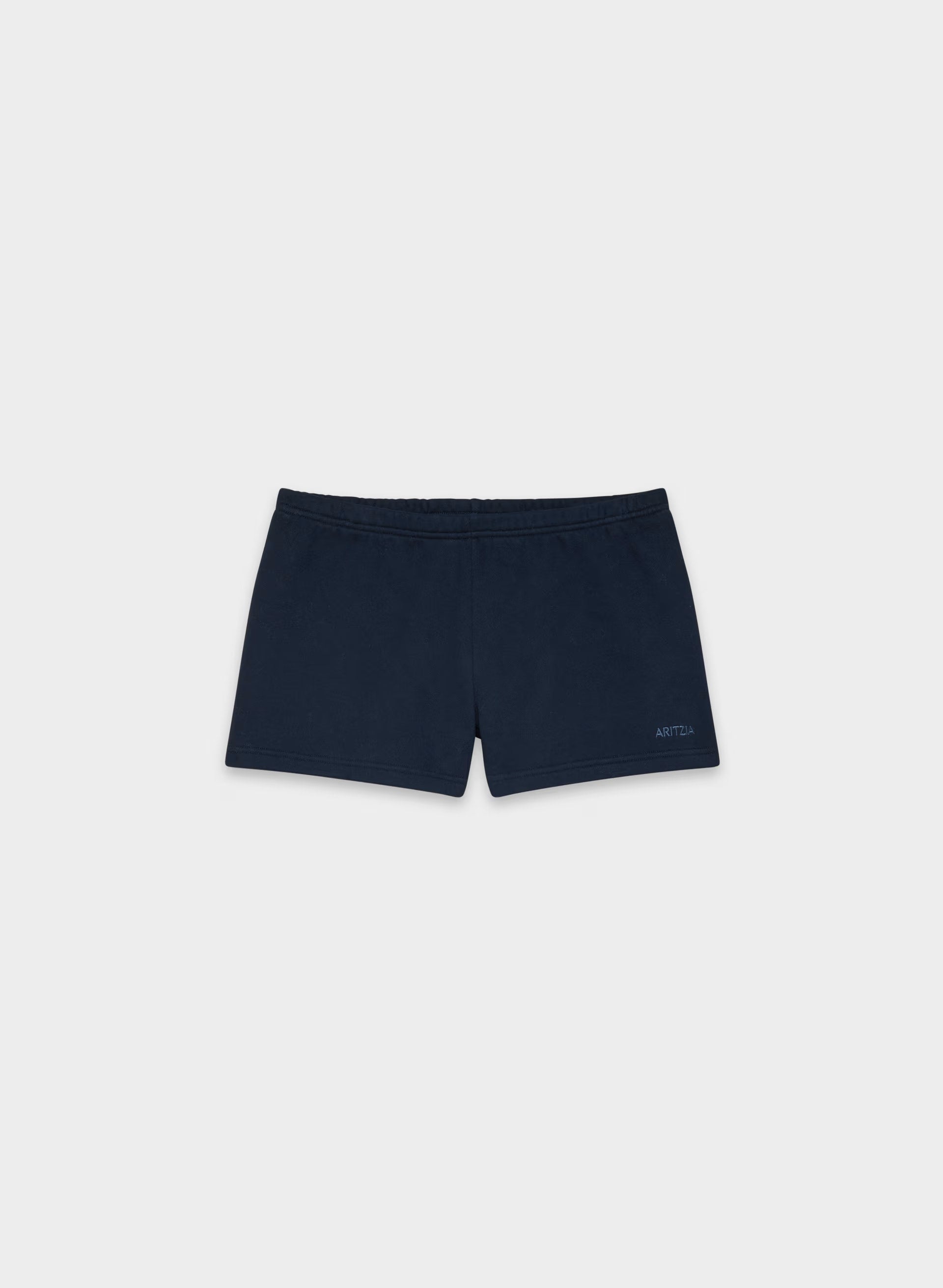 Cozy Sweatfleece Boyfriend Lo-Rise Mini Short - ADMIRAL