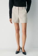 New Agency Mid-Thigh Short - Eversential™ - HEATHER MATTE PEARL