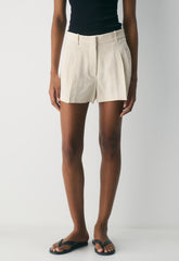 The Effortless Short™ Mini - PowerLinen™ - COOL BEIGE