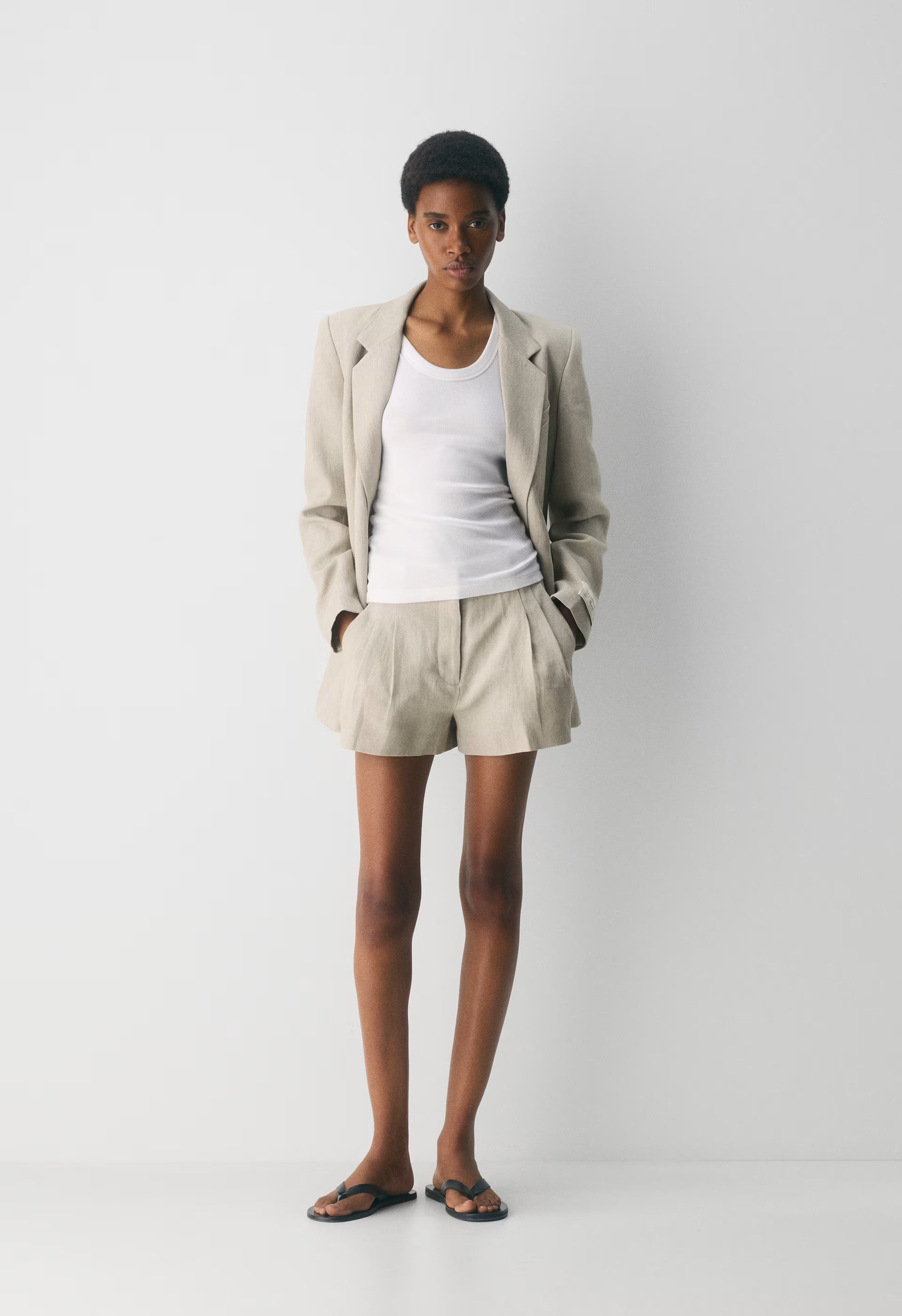 The Effortless Short™ Mini - PowerLinen™ - MSTNG BRWN