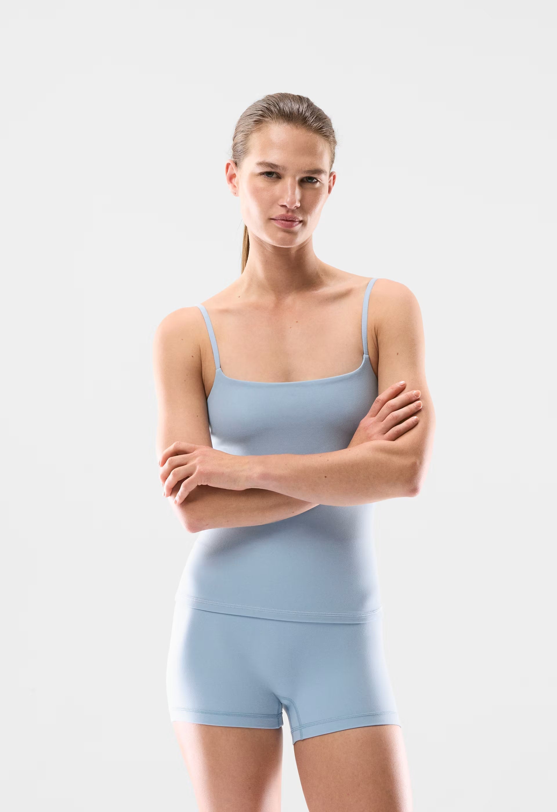 BUTTER Cheeky Infinite Hi-Rise 3 Short - RIPPLE BLUE