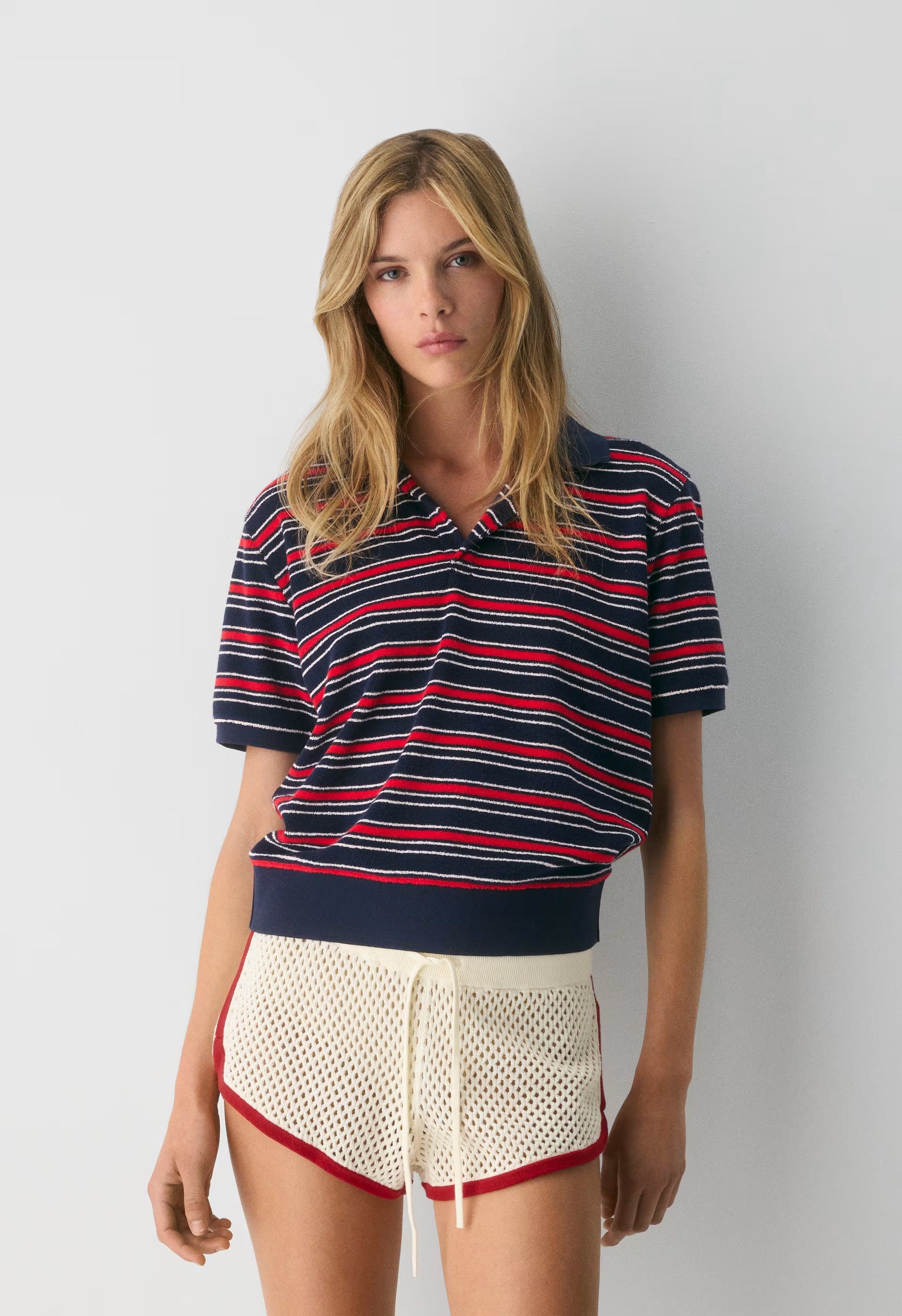 Miki Short - LT BIRCH/ FLASHING RD