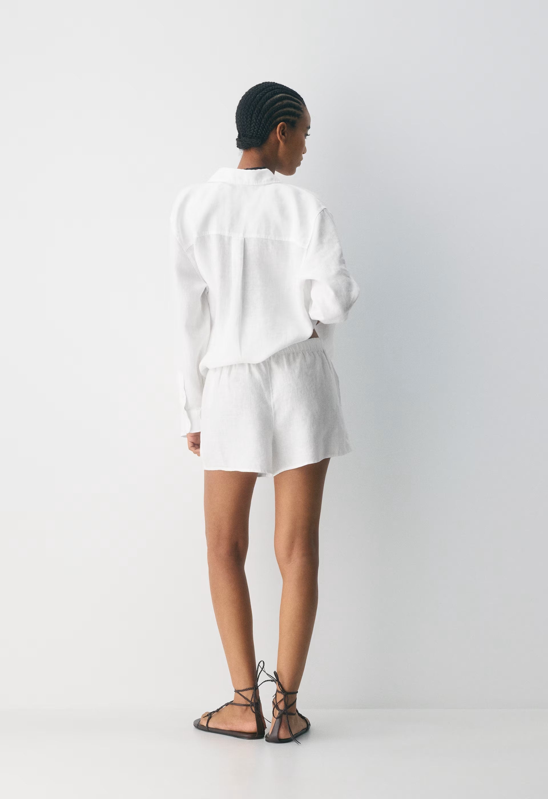 Sail Linen Short - WHITE