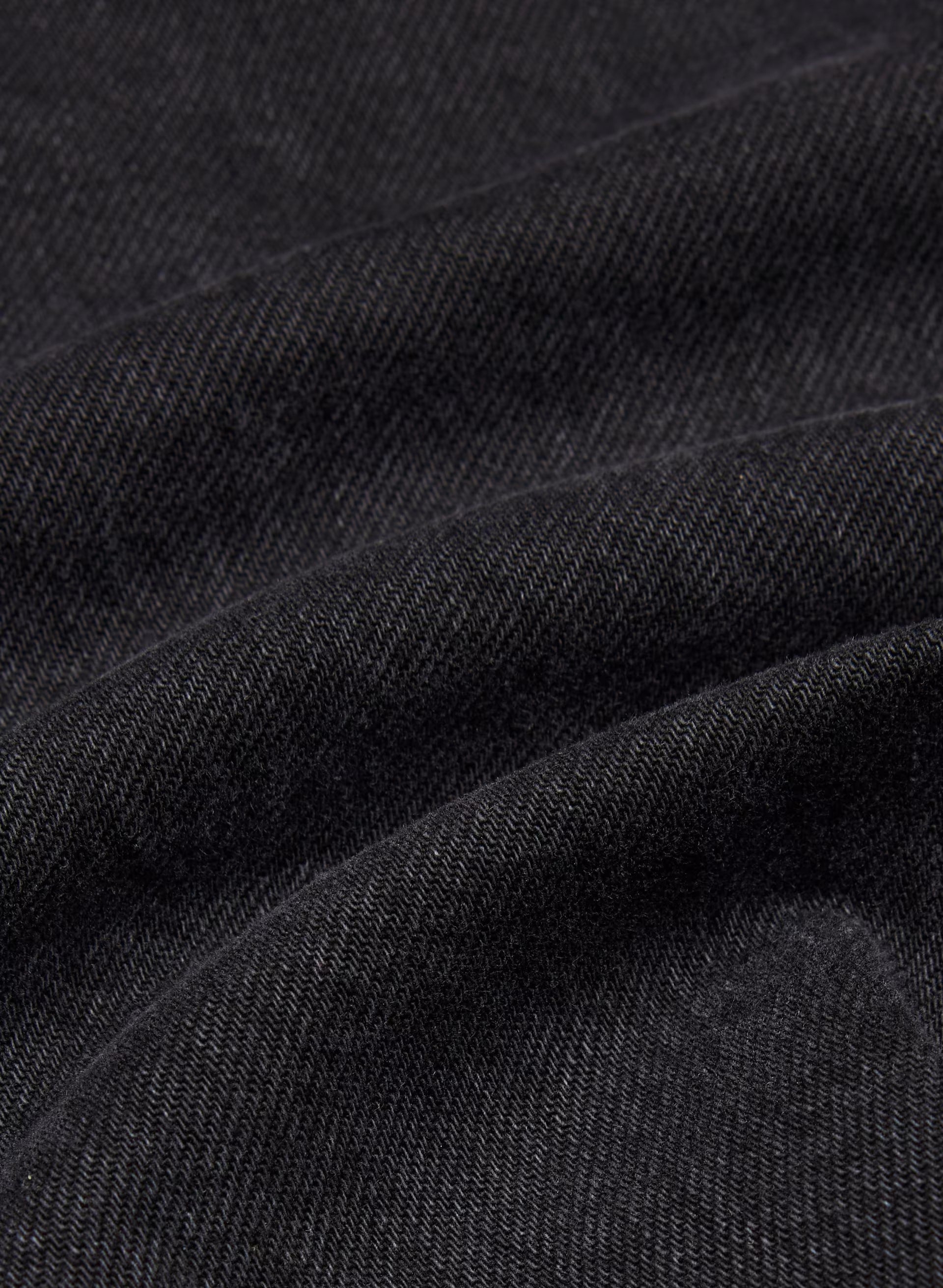 Denim Forum The ‘90s Vintage Hi Mid-Thigh Denim Short - BLACK EYELINER