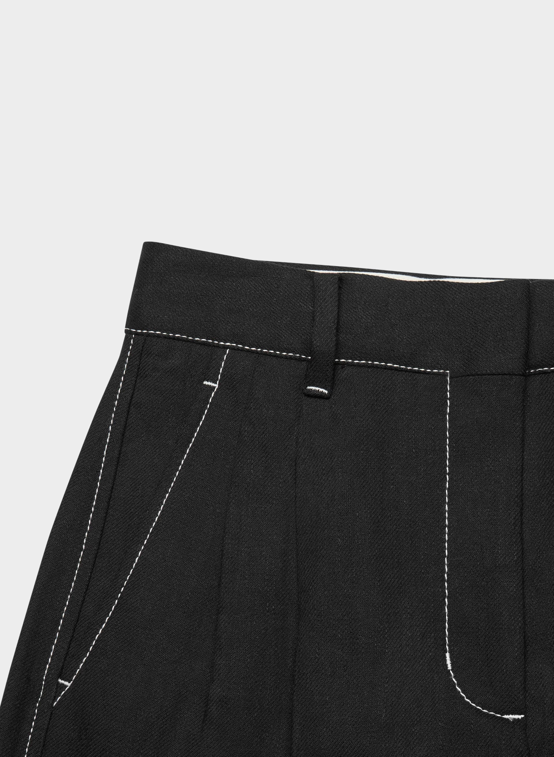 The Effortless Short™ Mini - PowerLinen™ - BLACK/LIGHT BIRCH