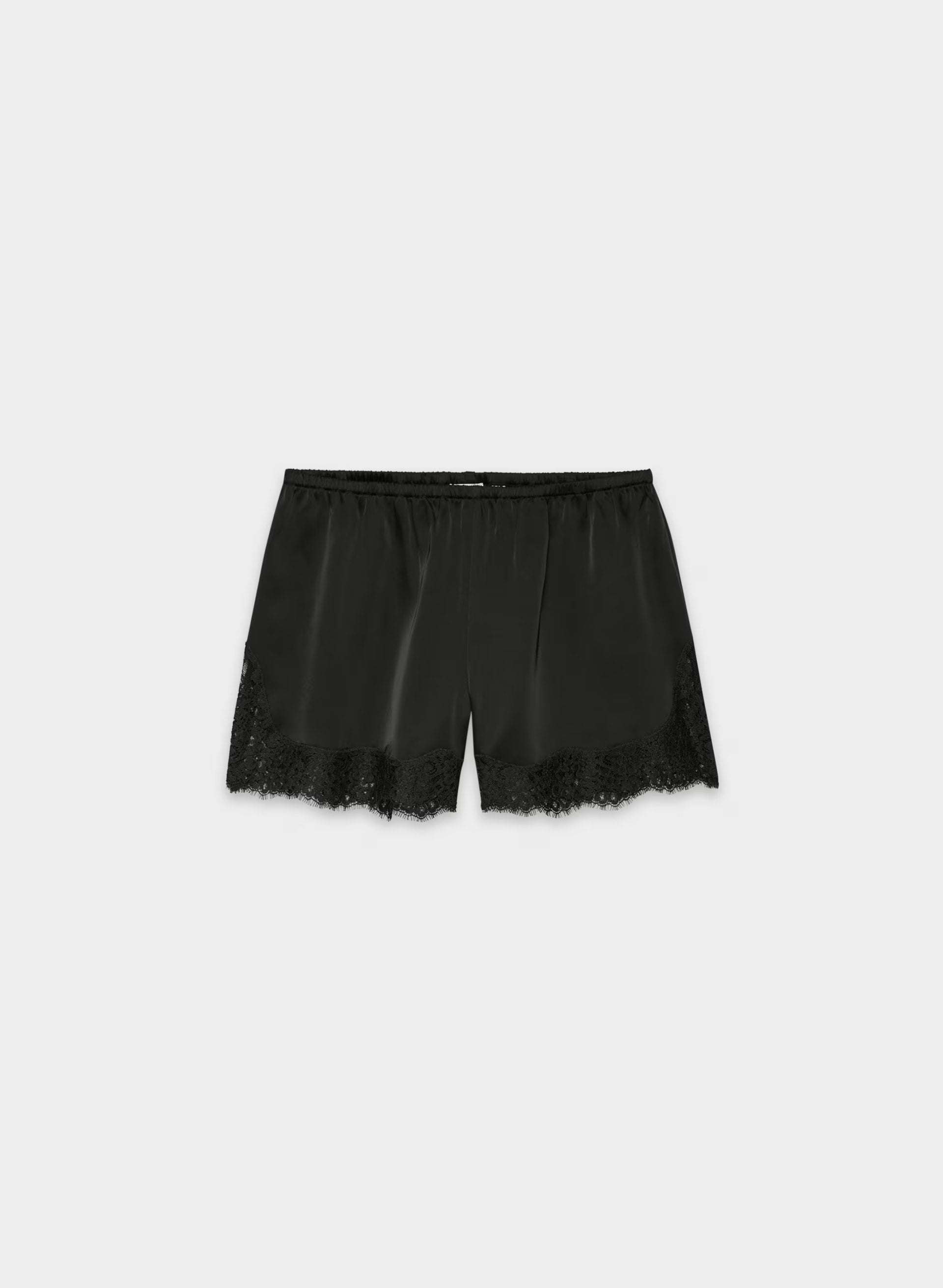 Whimsy Satin Short - BLACK/BLACK