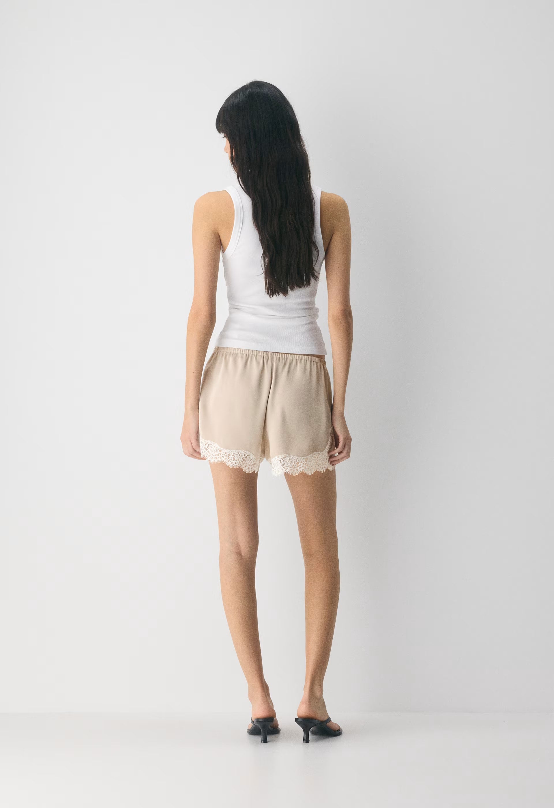 Whimsy Satin Short - VINTAGE NAVY/ BLACK