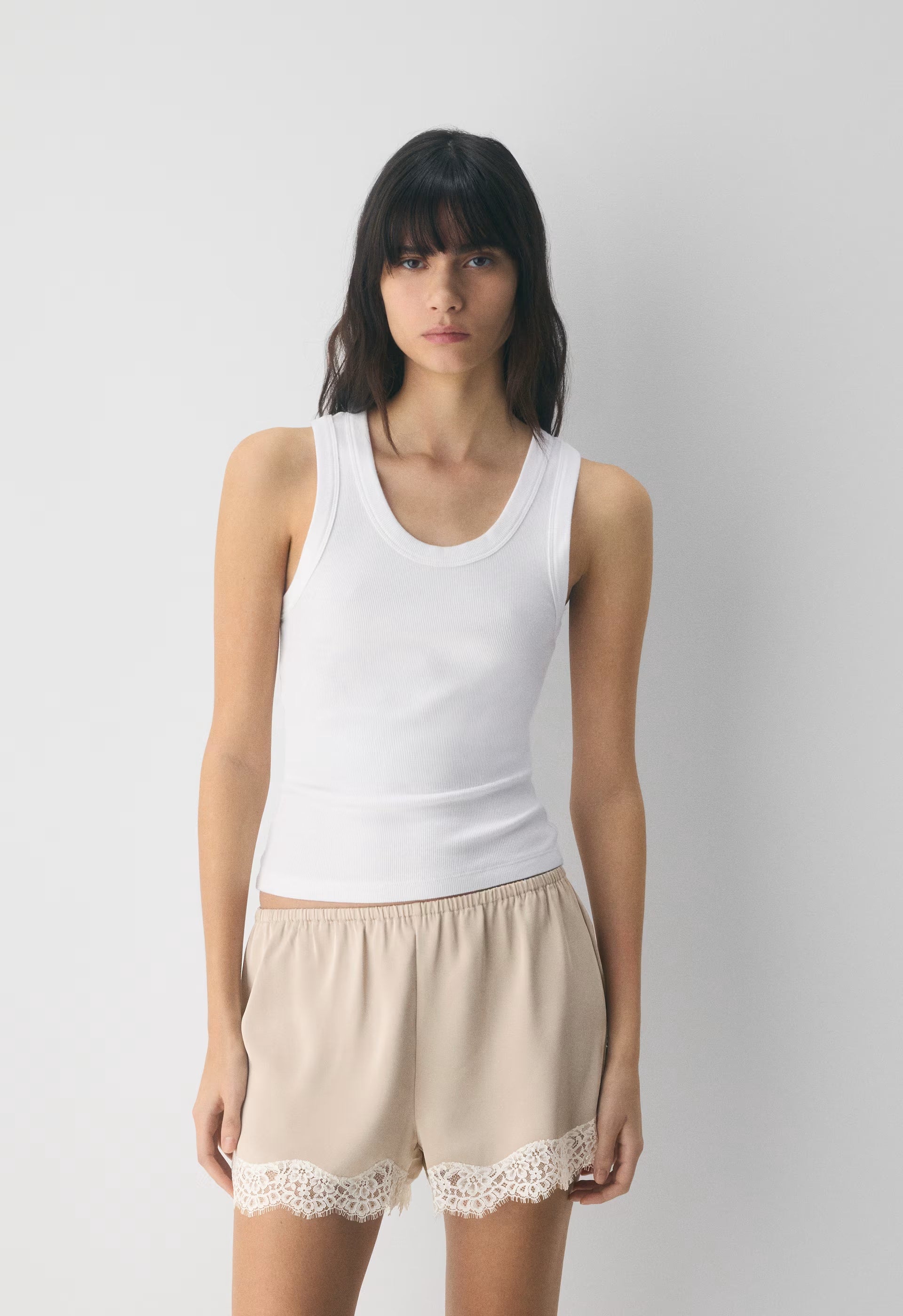 Whimsy Satin Short - MLKSHK PNK/LGHT BRCH