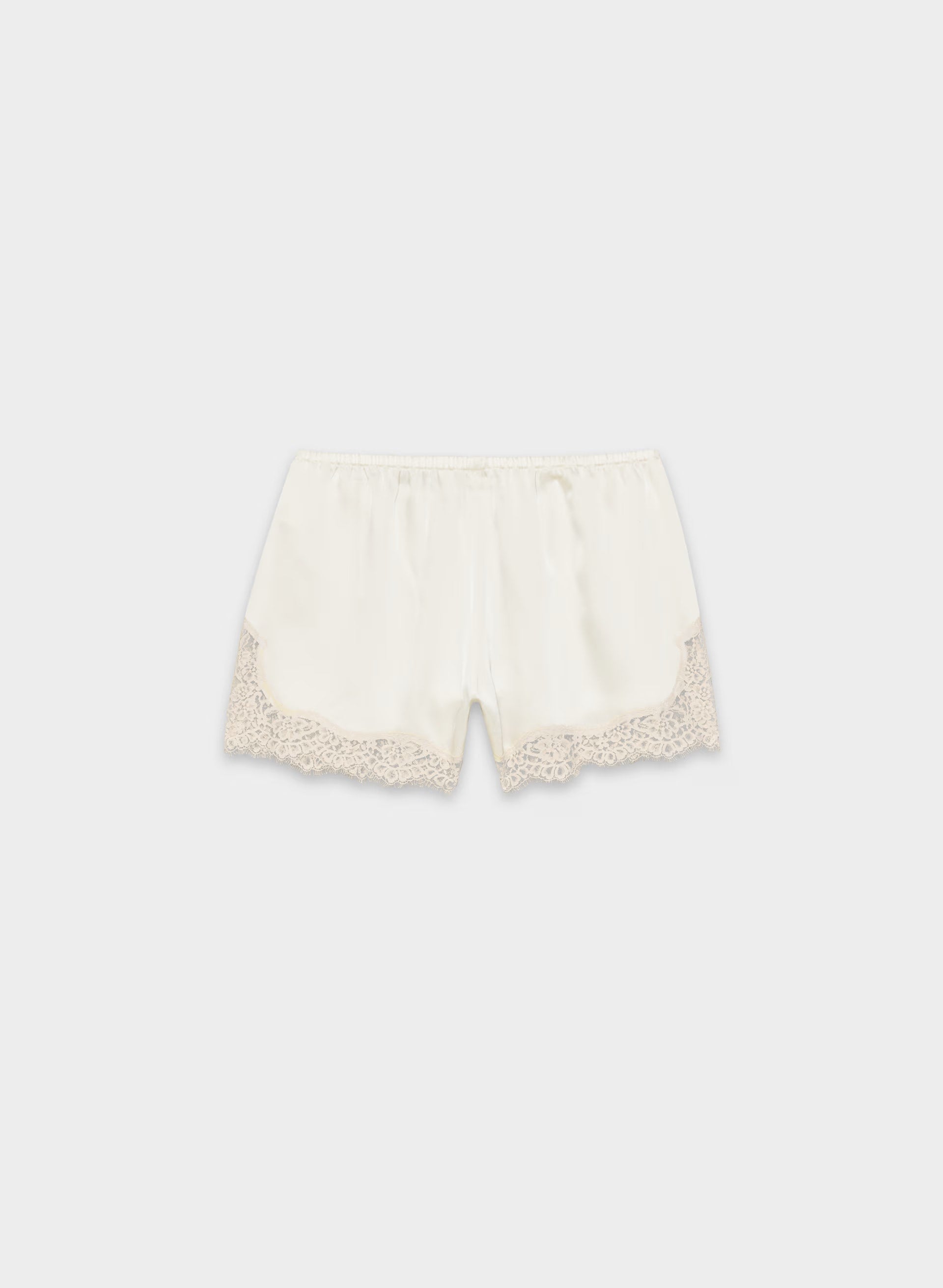 Whimsy Satin Short - LT BR/SPKLG CHMPGN