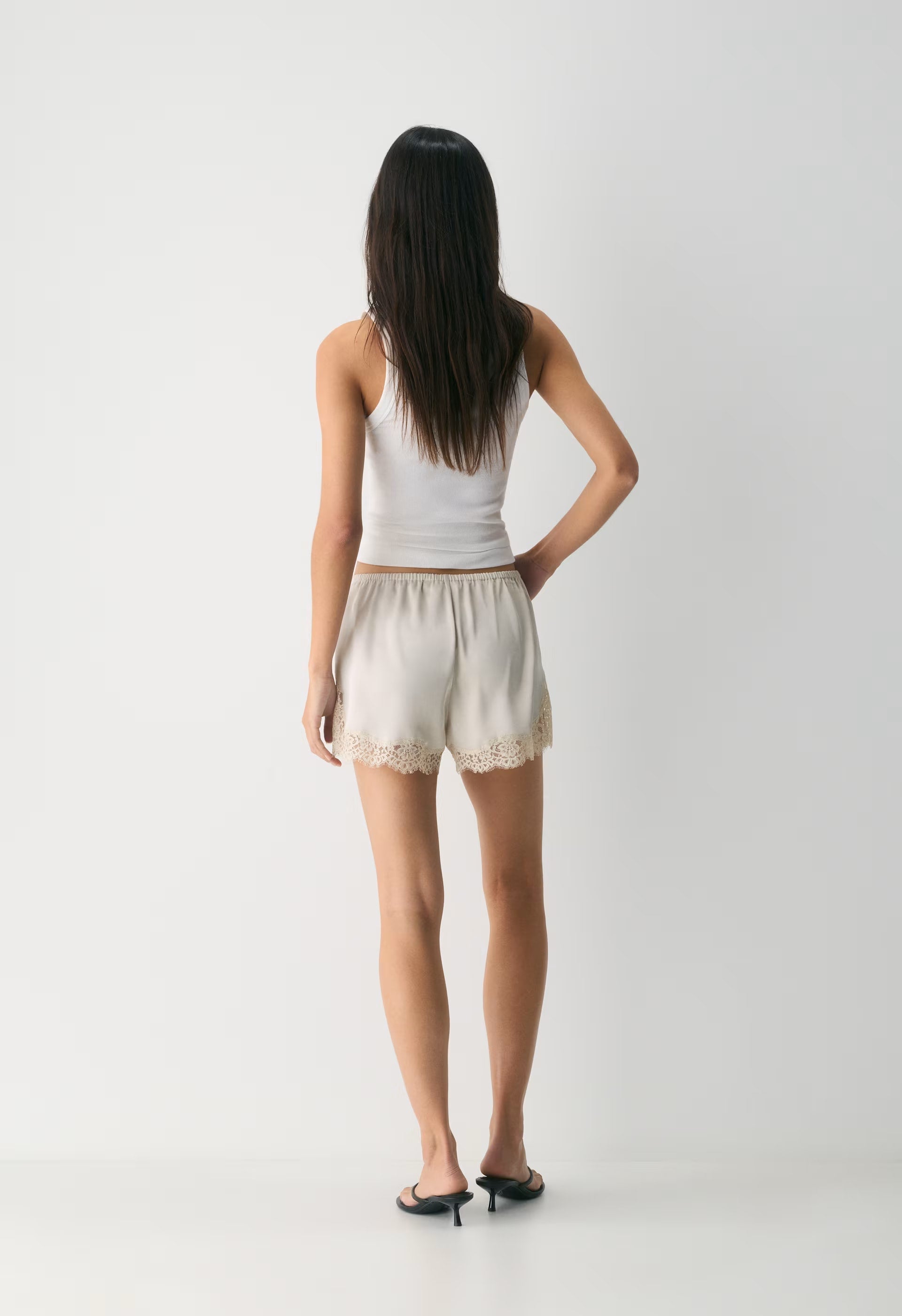 Whimsy Satin Short - MTRPLS TP/ SPRKNG CHMP