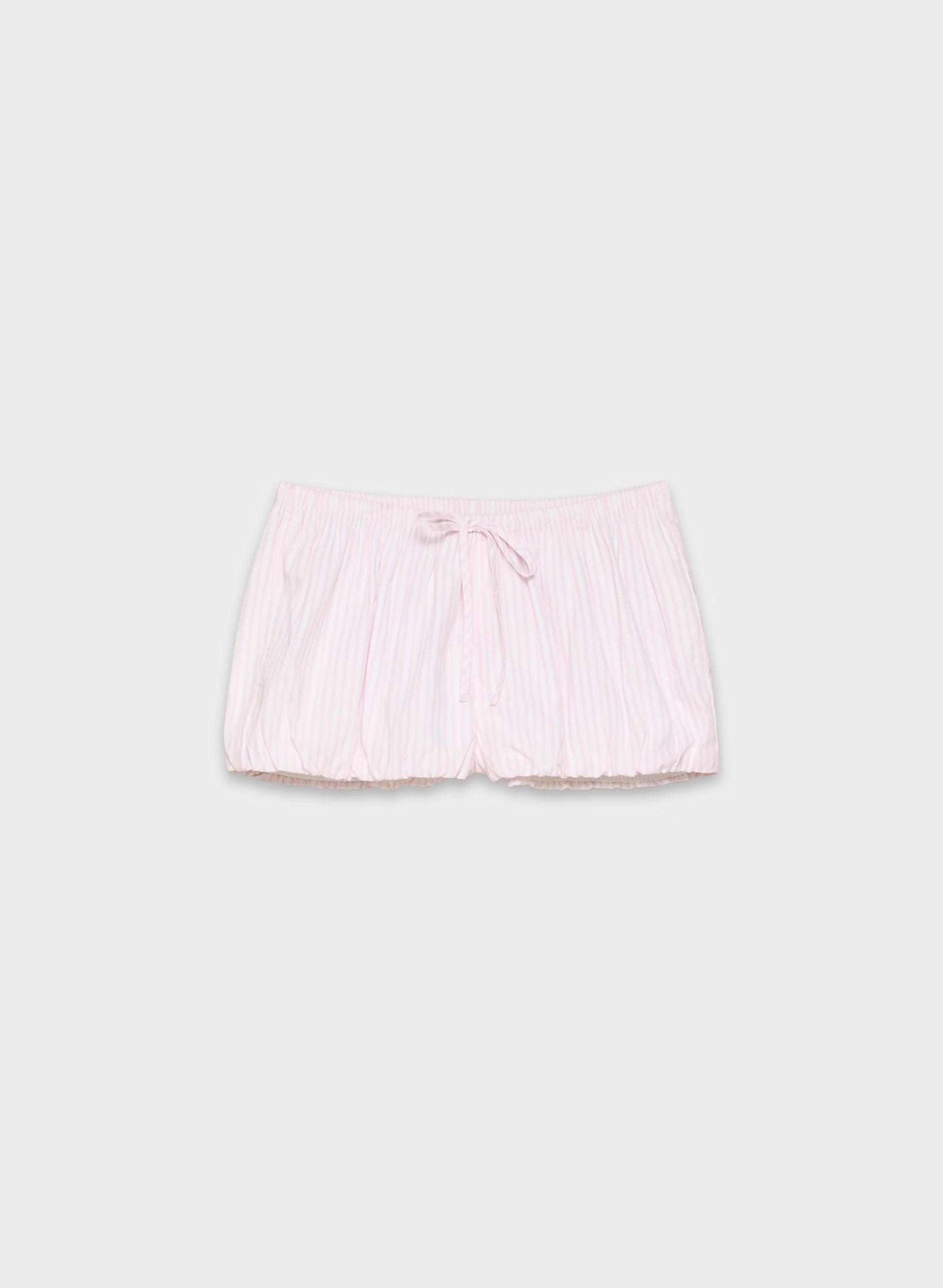 Claire Poplin Bloomer - AMS STRP BT WT/MLSK PK