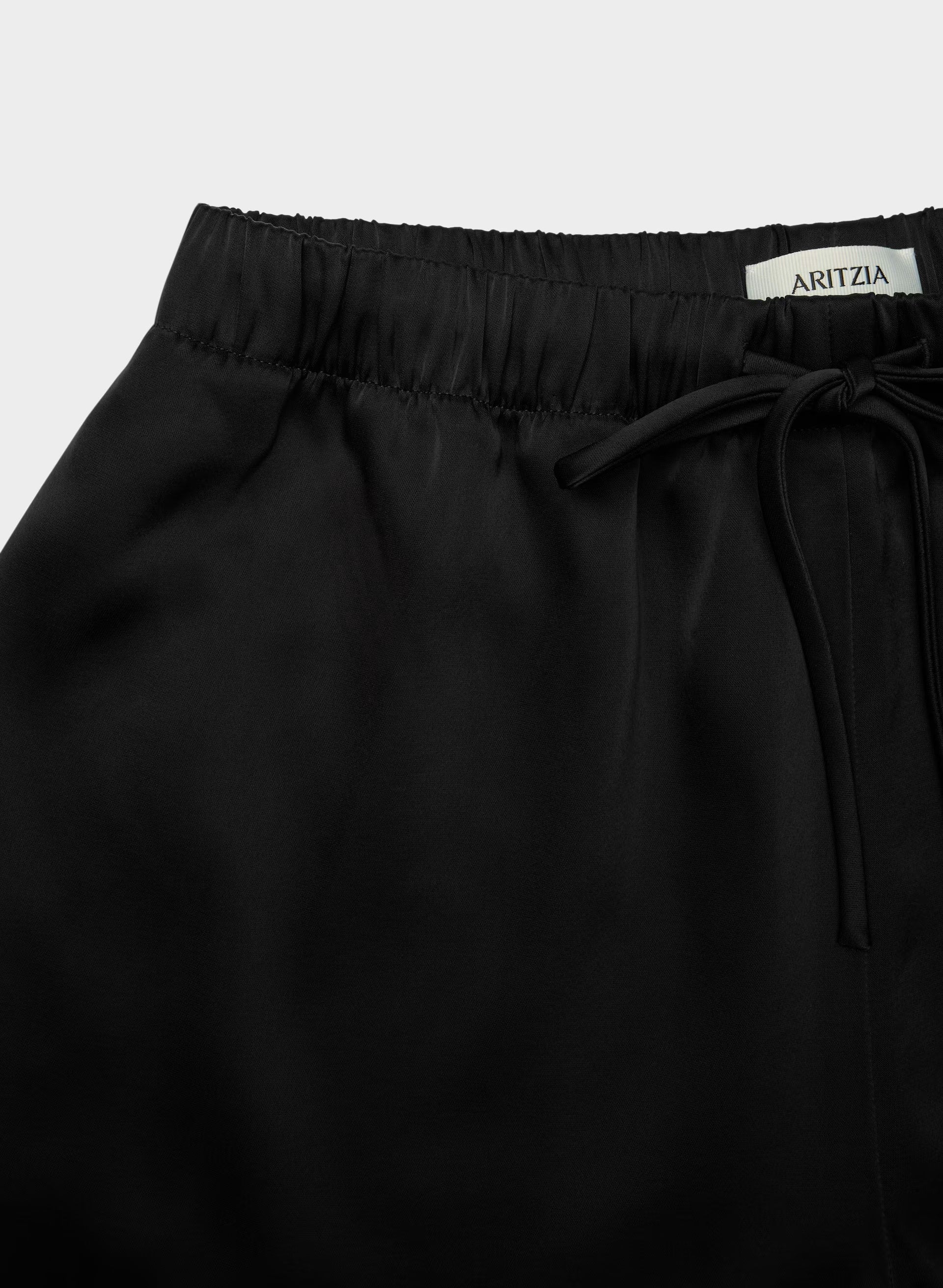 The Lodge Short™ Satin Mini - BLACK