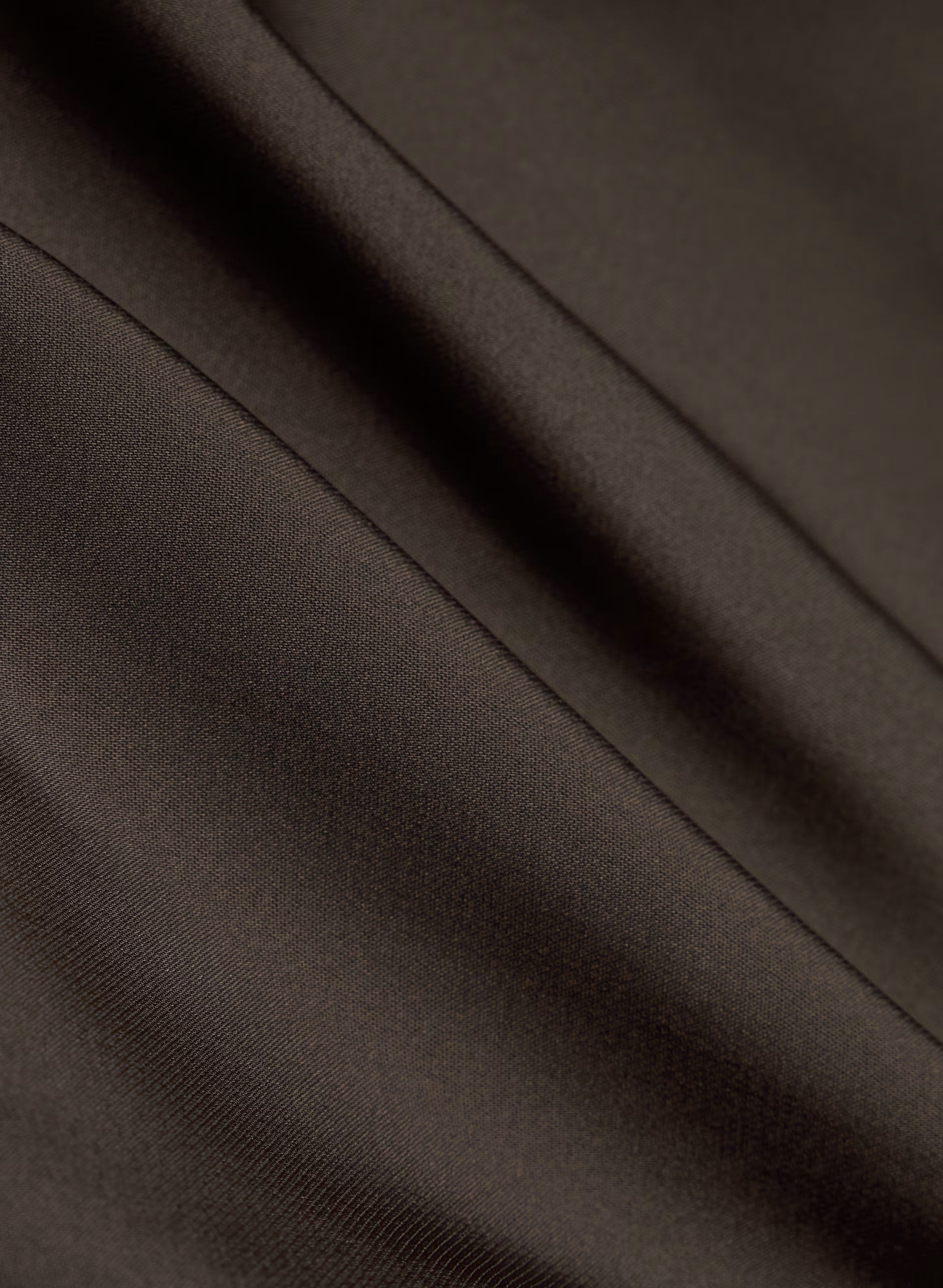The Lodge Short™ Satin Mini - RICH MOCHA BROWN