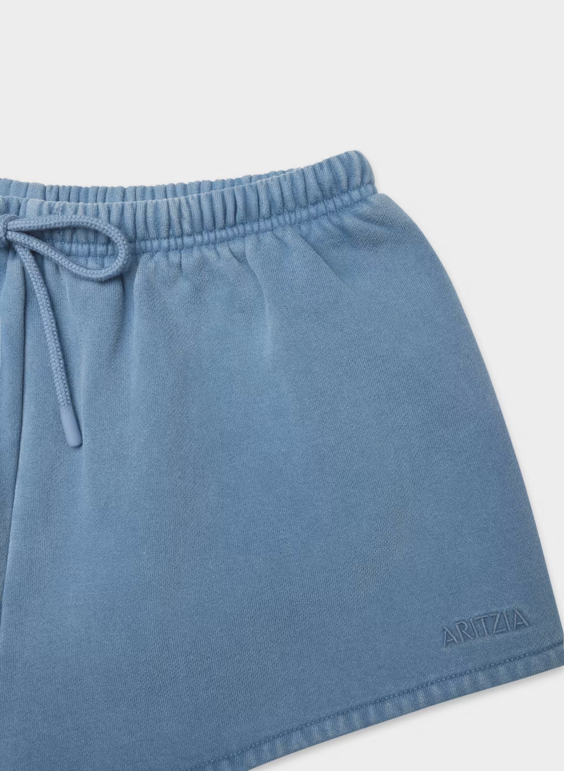 Cozy Sweatfleece Mega Flutter™ Micro Short - NO-STRESS LIGHT BLUE