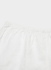 Whimsy Linen Short - WHITE/LIGHT BIRCH