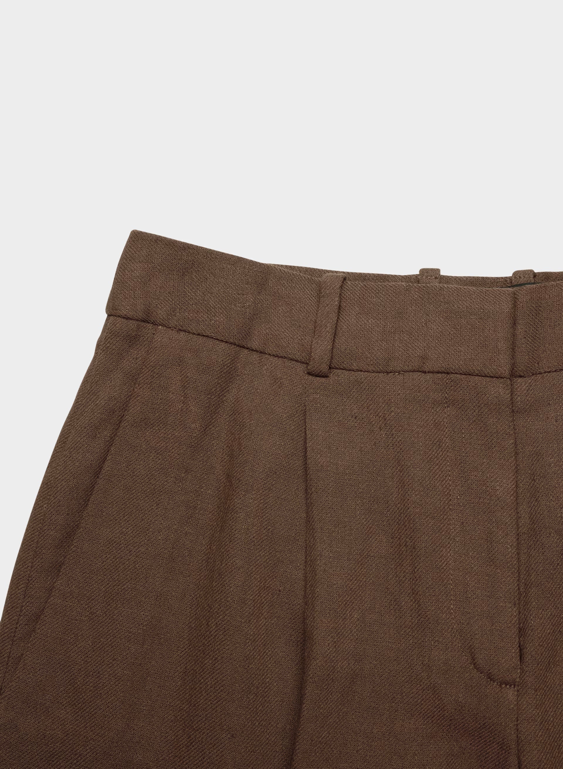Touchpoint Short - PowerLinen™ - RICH MOCHA BROWN