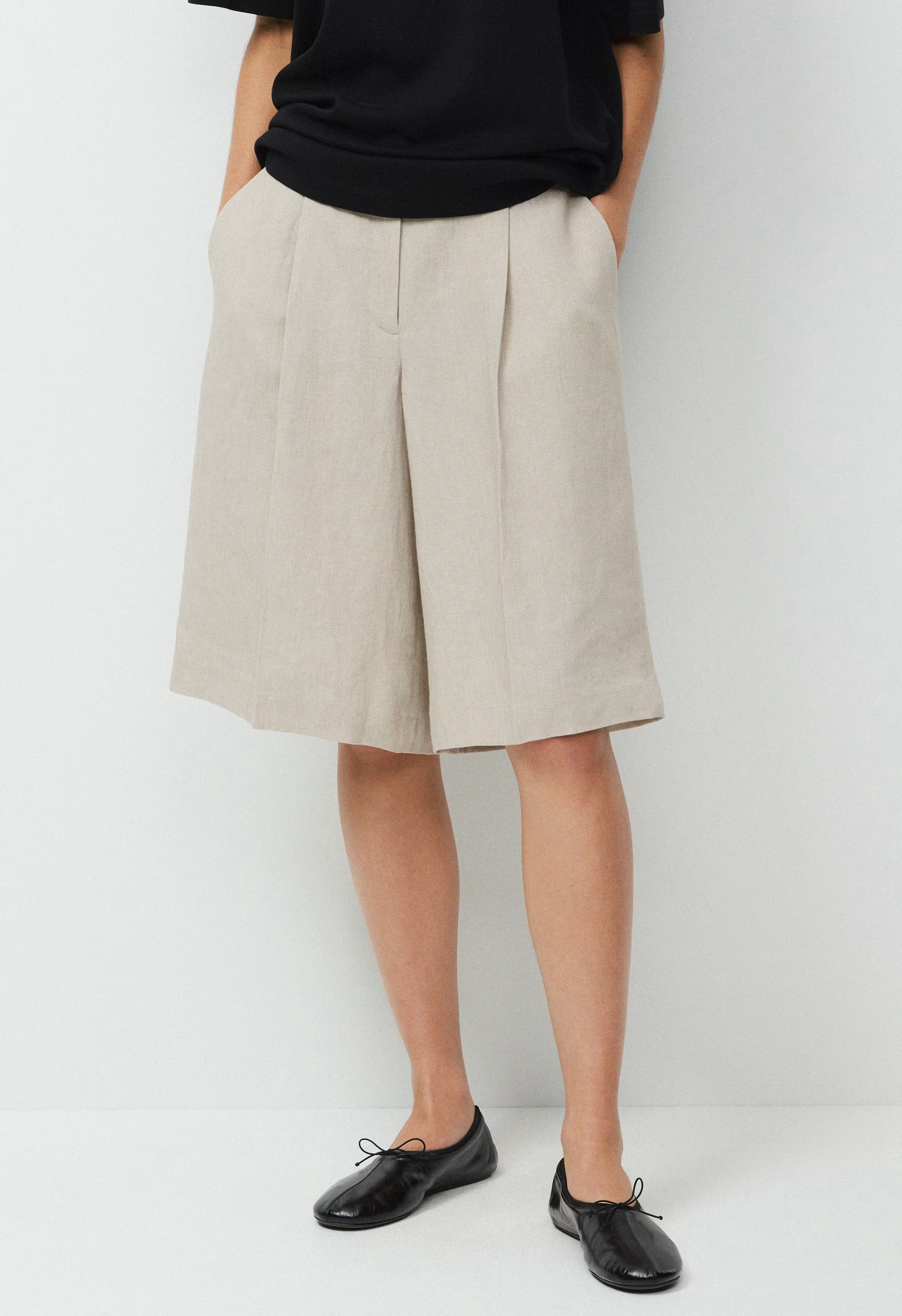 Touchpoint Short - PowerLinen™ - UNDYED DARK ECRU