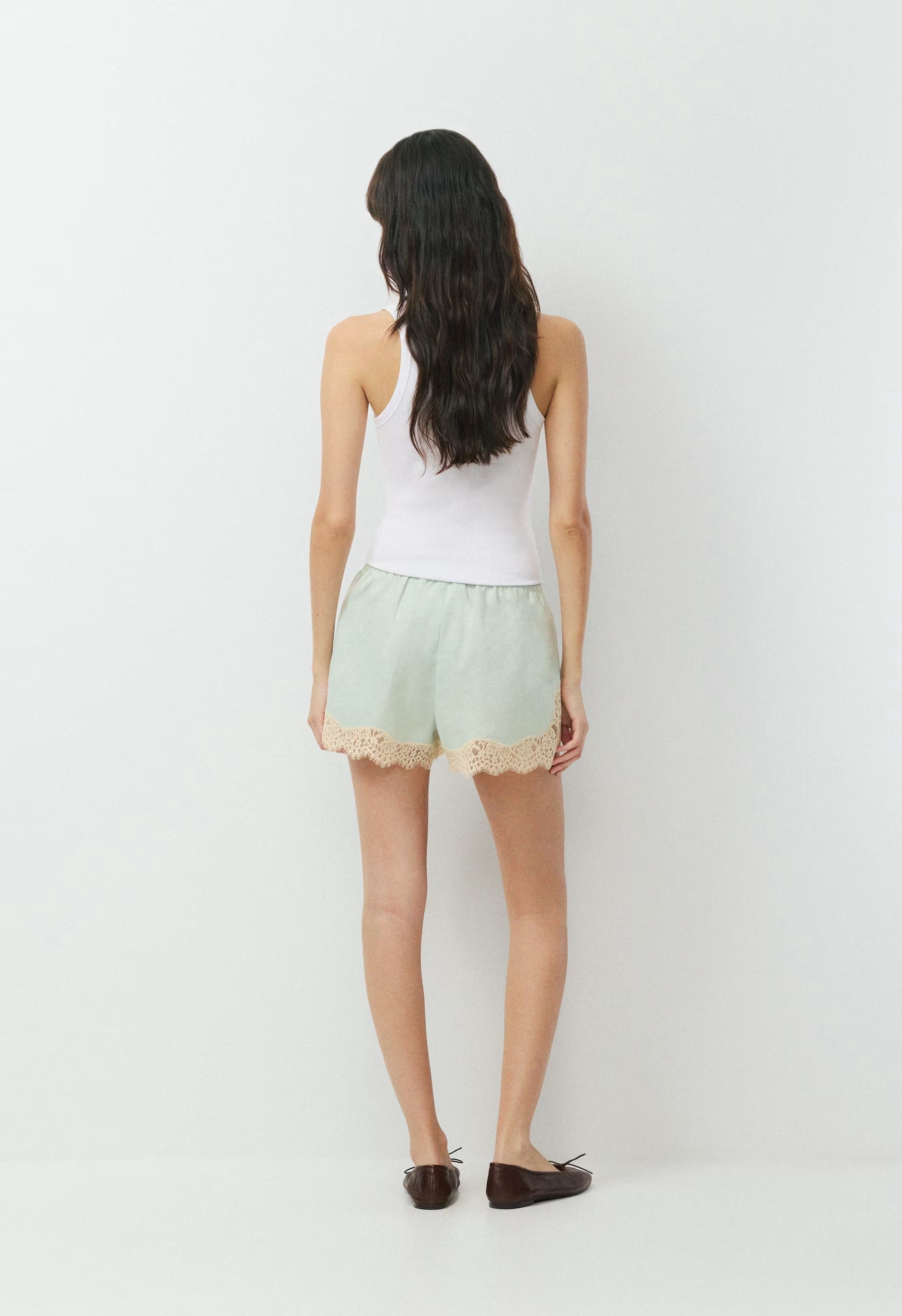 Whimsy Linen Short - UNDYED ECRU/LT BIRCH