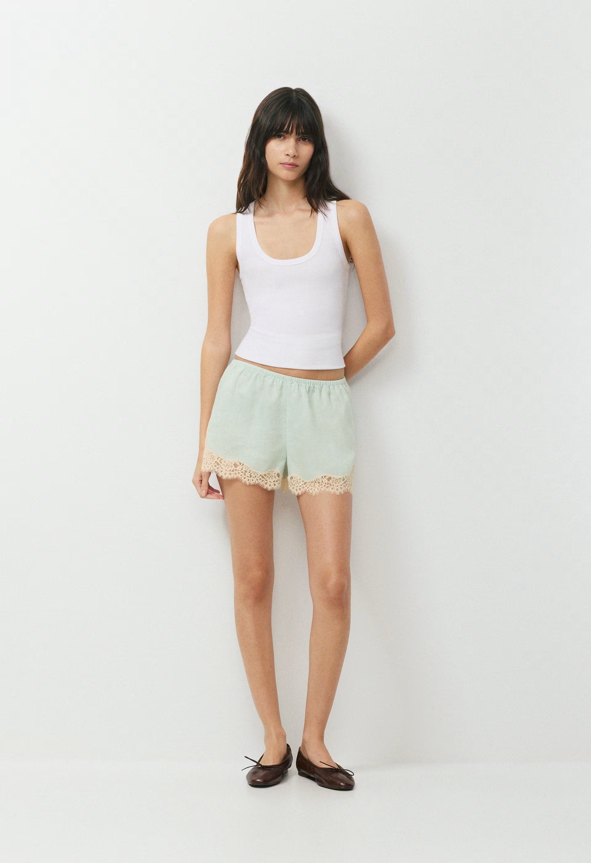 Whimsy Linen Short - UNDYED ECRU/LT BIRCH