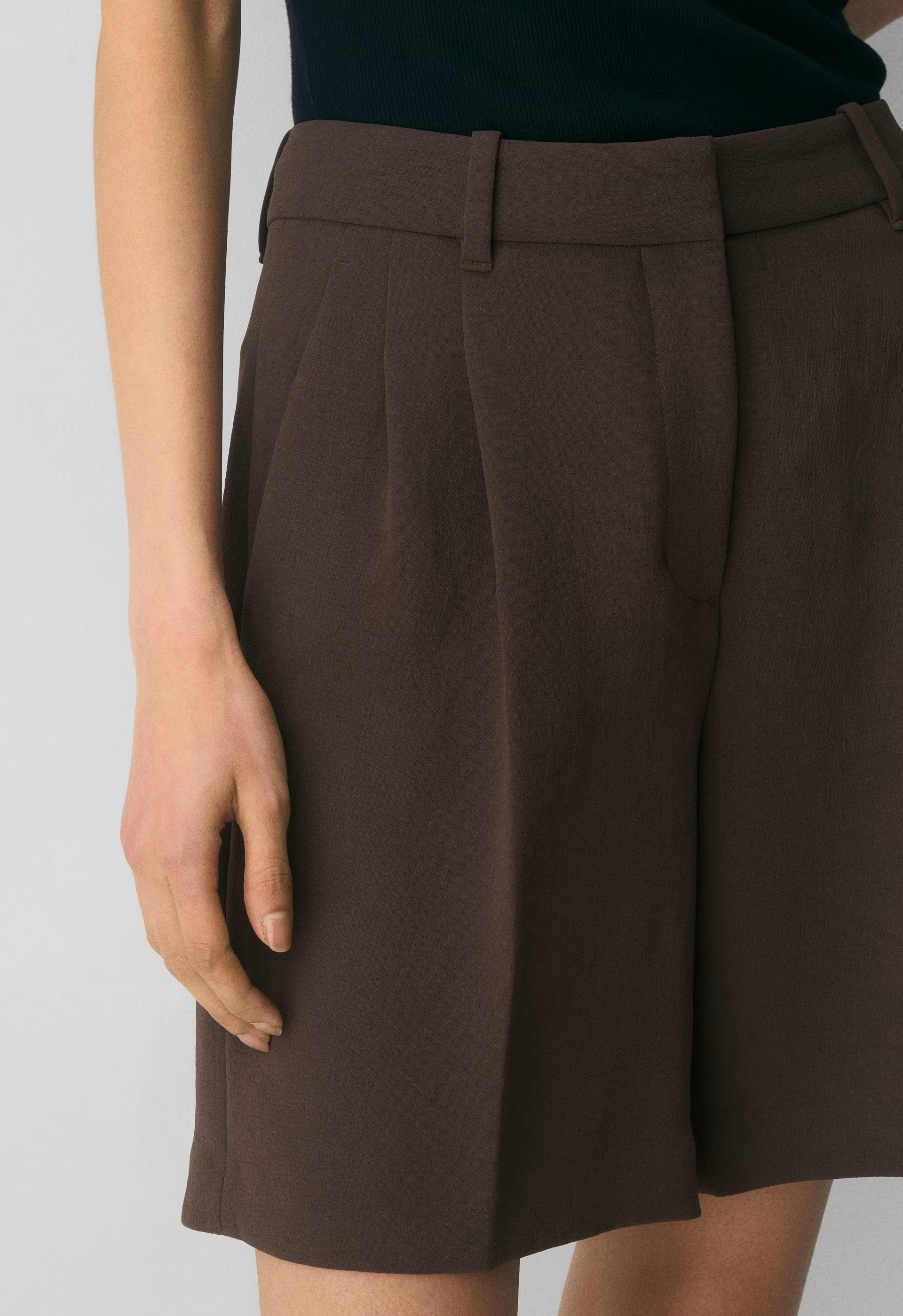 The Effortless Short™ Long - Crepette™ - CACAO NIB BROWN