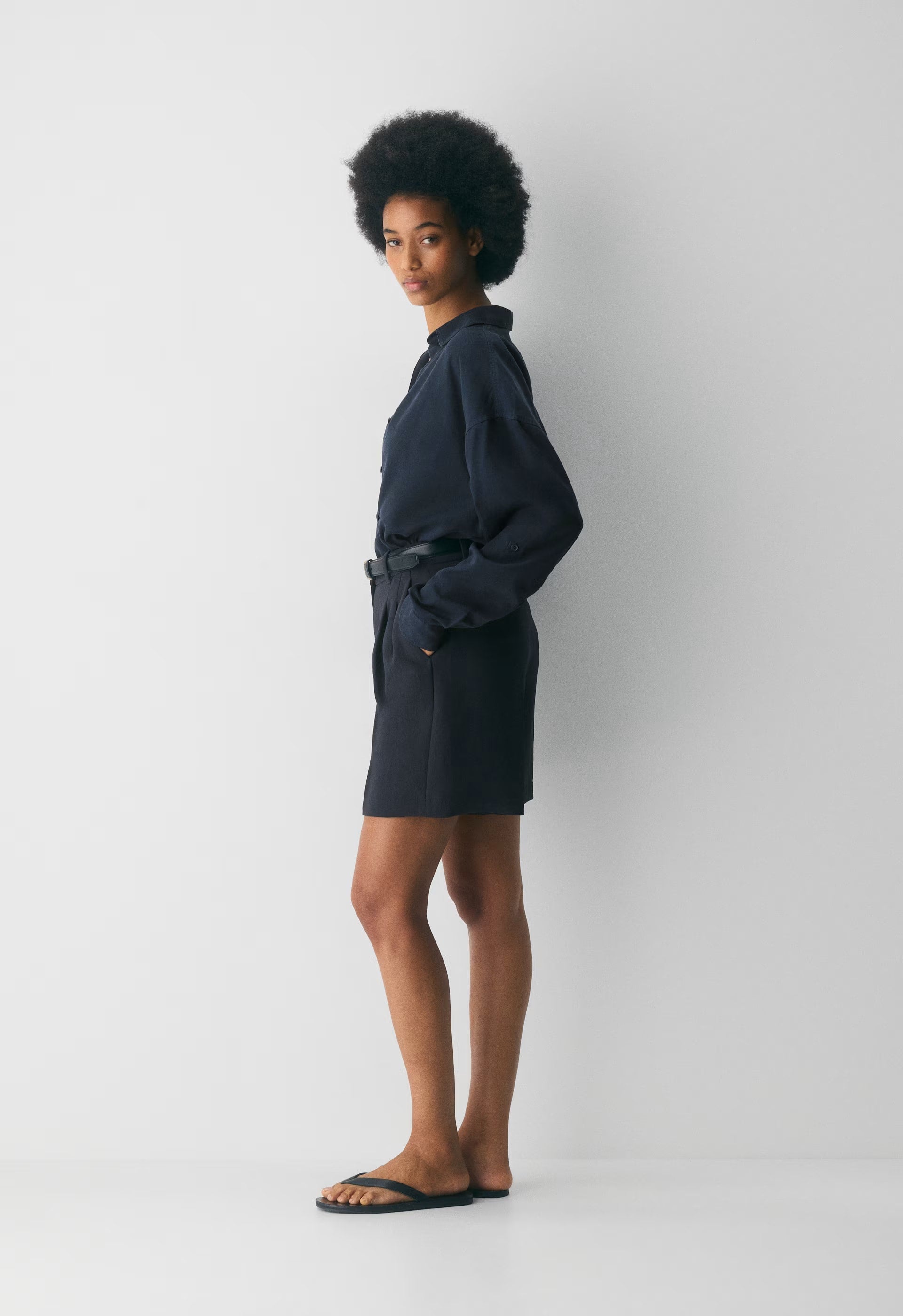 The Effortless Short™ Long - Crepette™ - DARK NIGHT NAVY