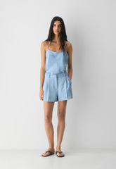 The Effortless Short™ Mini - Crepette™ - RIPPLE BLUE