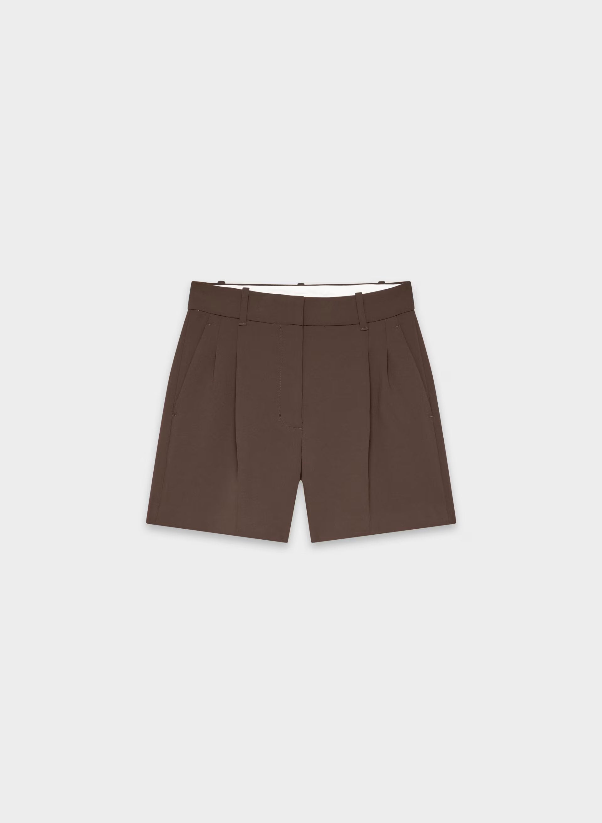 The Effortless Short™ Mid-Thigh - Crepette™ - RICH MOCHA BROWN
