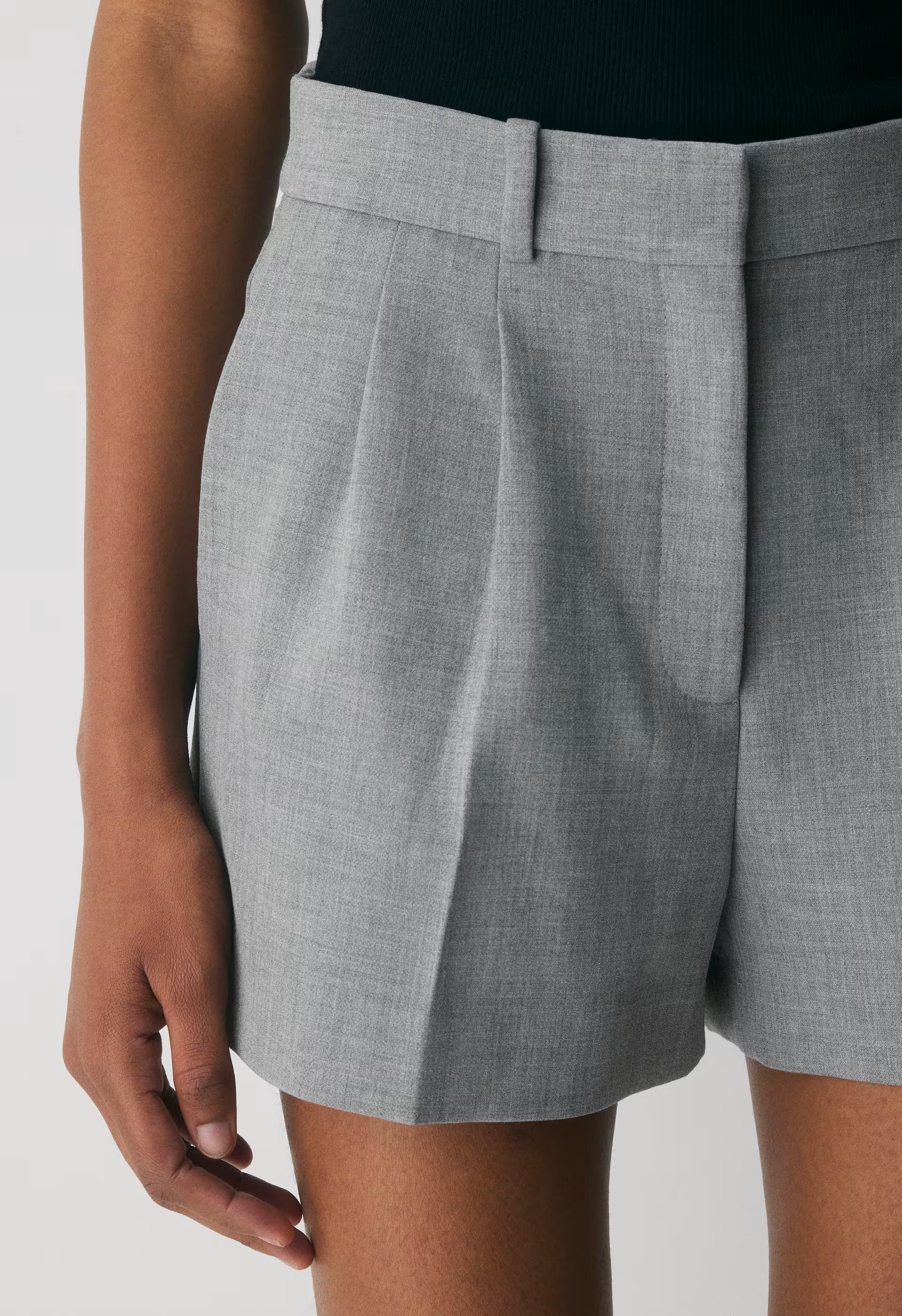 Pleated Mini Short - Eversential™ - WHITE