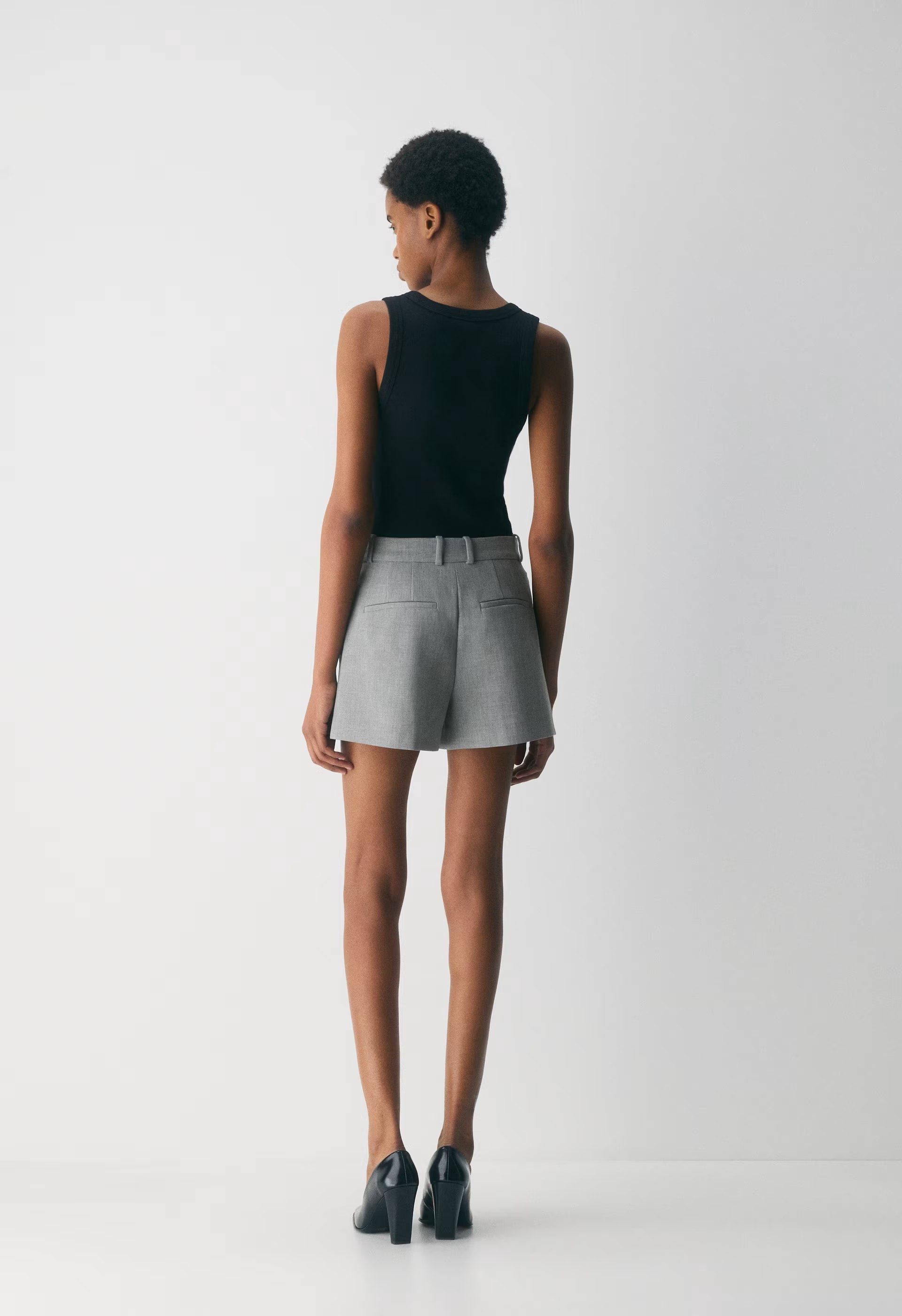 Pleated Mini Short - Eversential™ - WHITE
