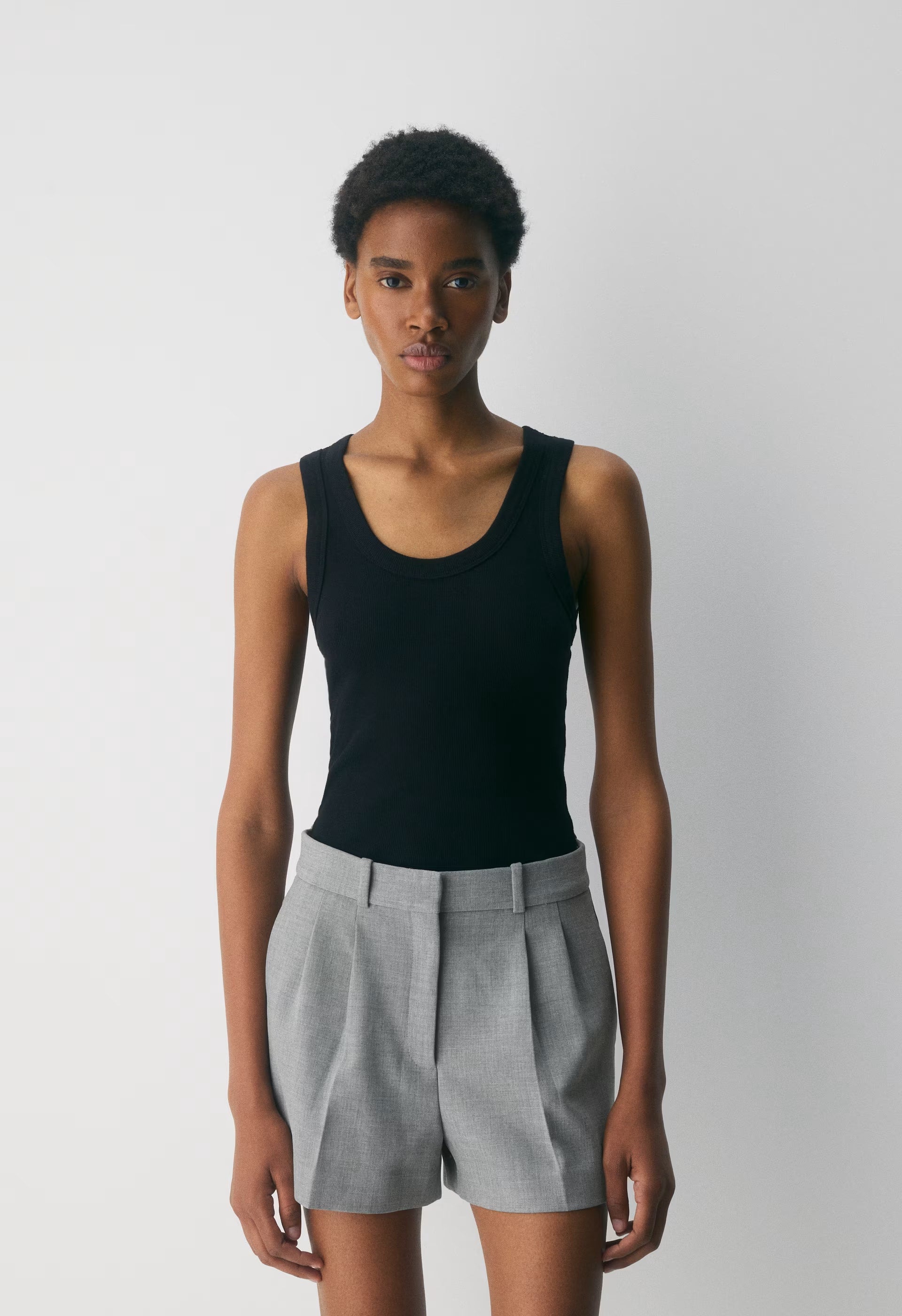 Pleated Mini Short - Eversential™ - WHITE
