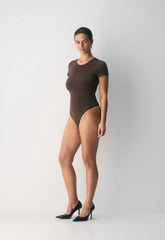 Original Contour Vivacity Crew Bodysuit - RICH MOCHA BROWN
